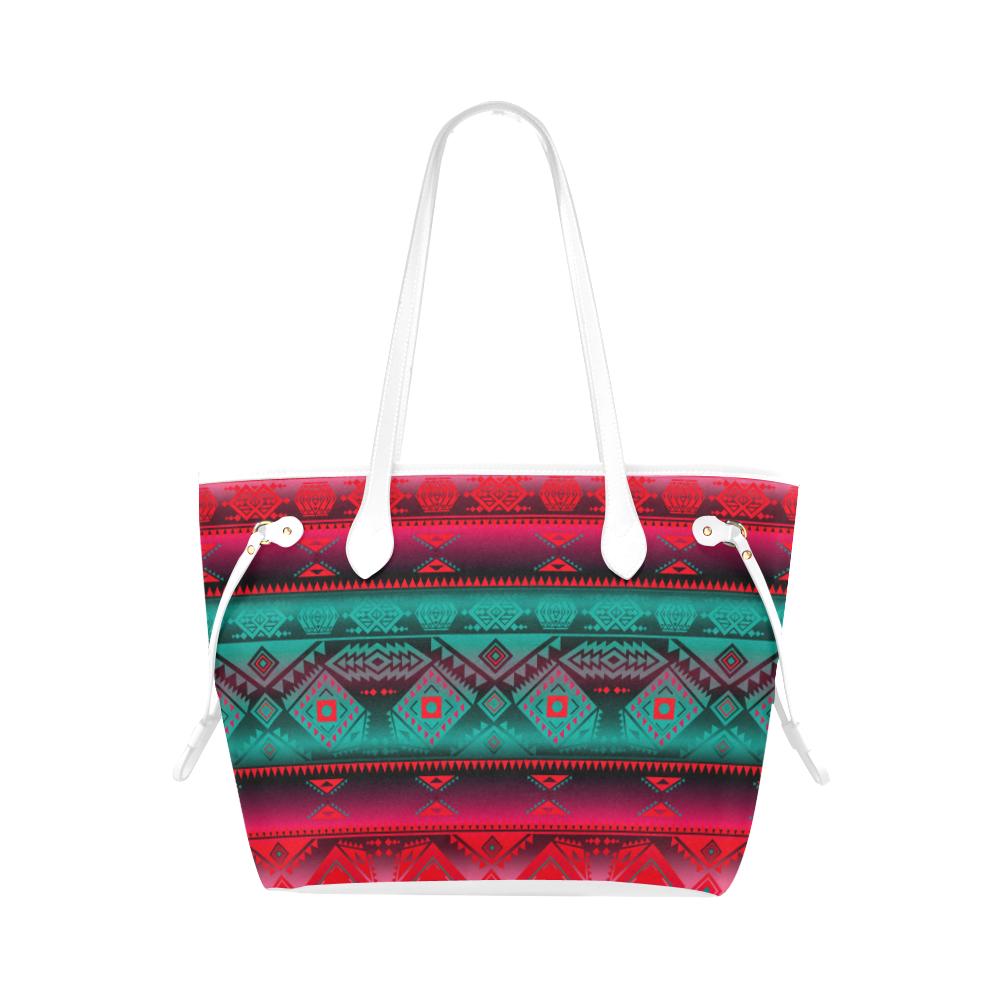 California Coast Summer Gather Clover Canvas Tote Bag (Model 1661) Clover Canvas Tote Bag (1661) e-joyer