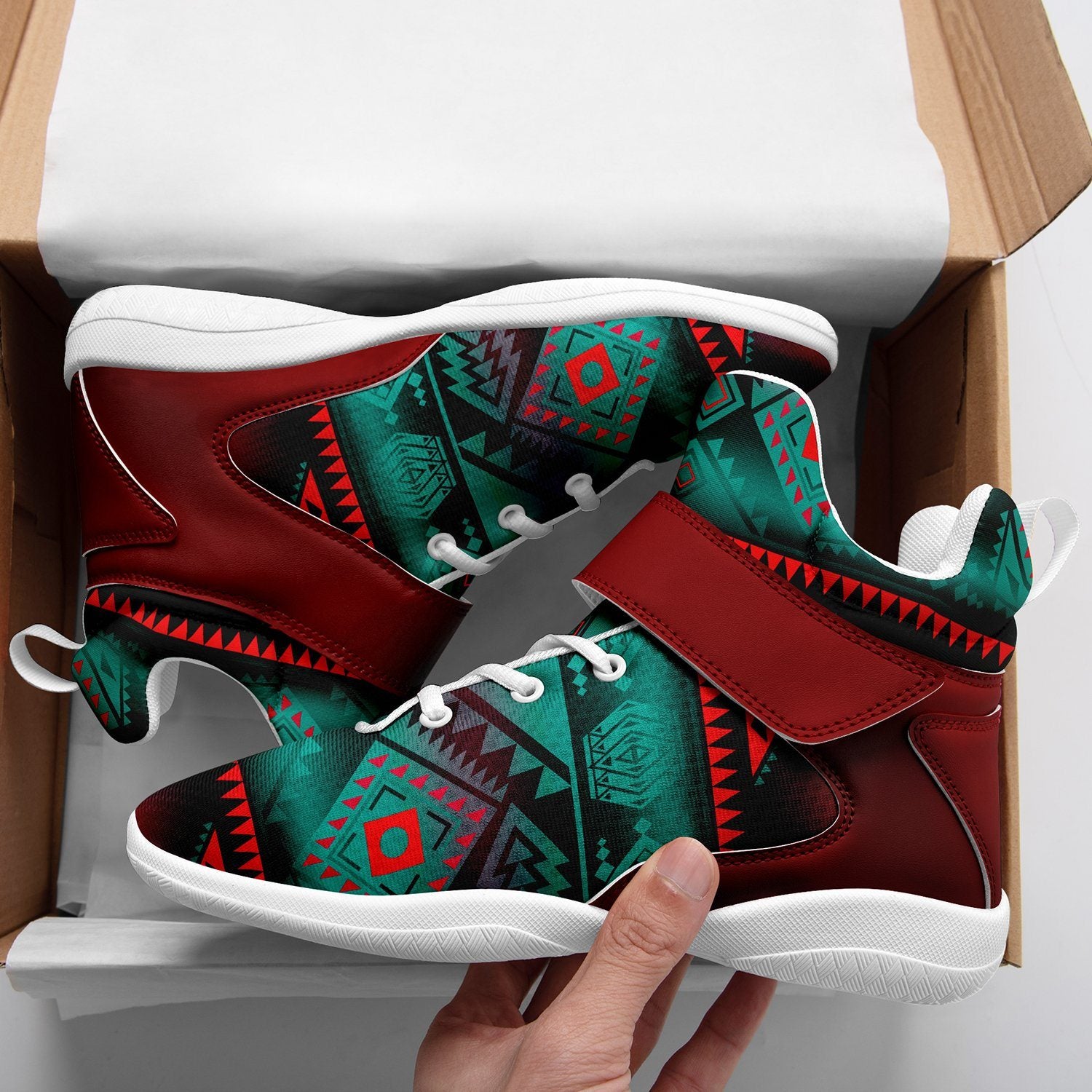 California Coast Summer Gather Ipottaa Basketball / Sport High Top Shoes 49 Dzine