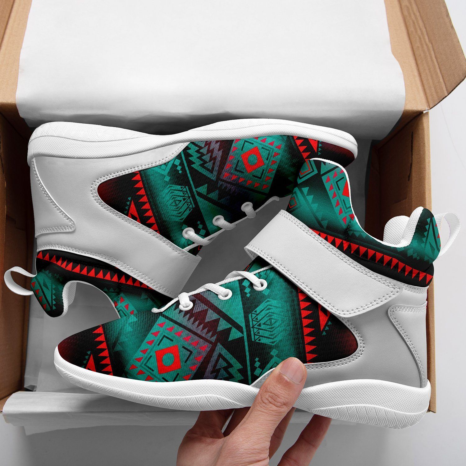 California Coast Summer Gather Ipottaa Basketball / Sport High Top Shoes - White Sole 49 Dzine