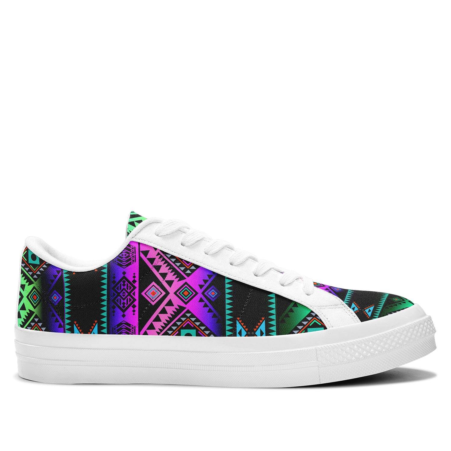 California Coast Sunrise Aapisi Low Top Canvas Shoes White Sole 49 Dzine