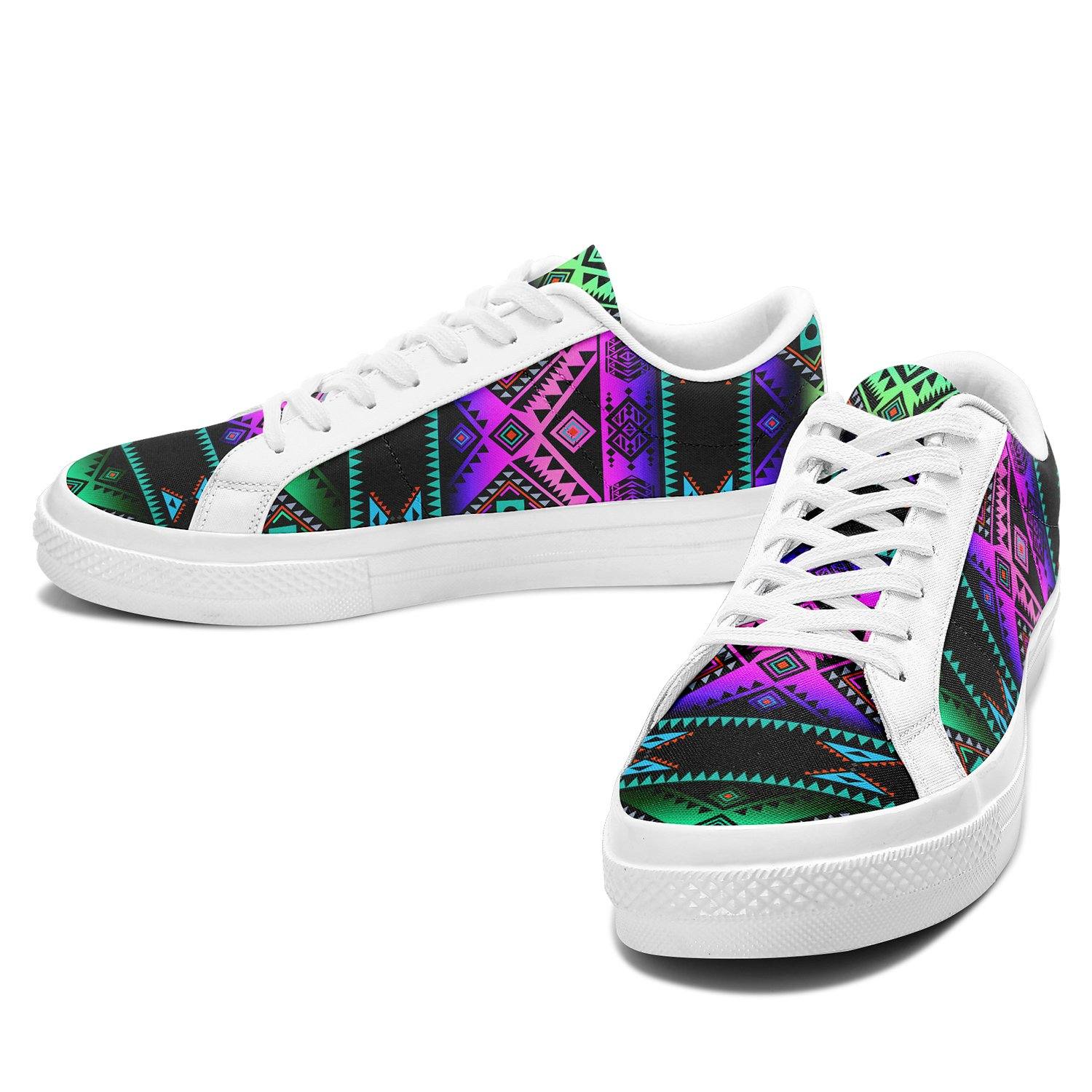California Coast Sunrise Aapisi Low Top Canvas Shoes White Sole 49 Dzine