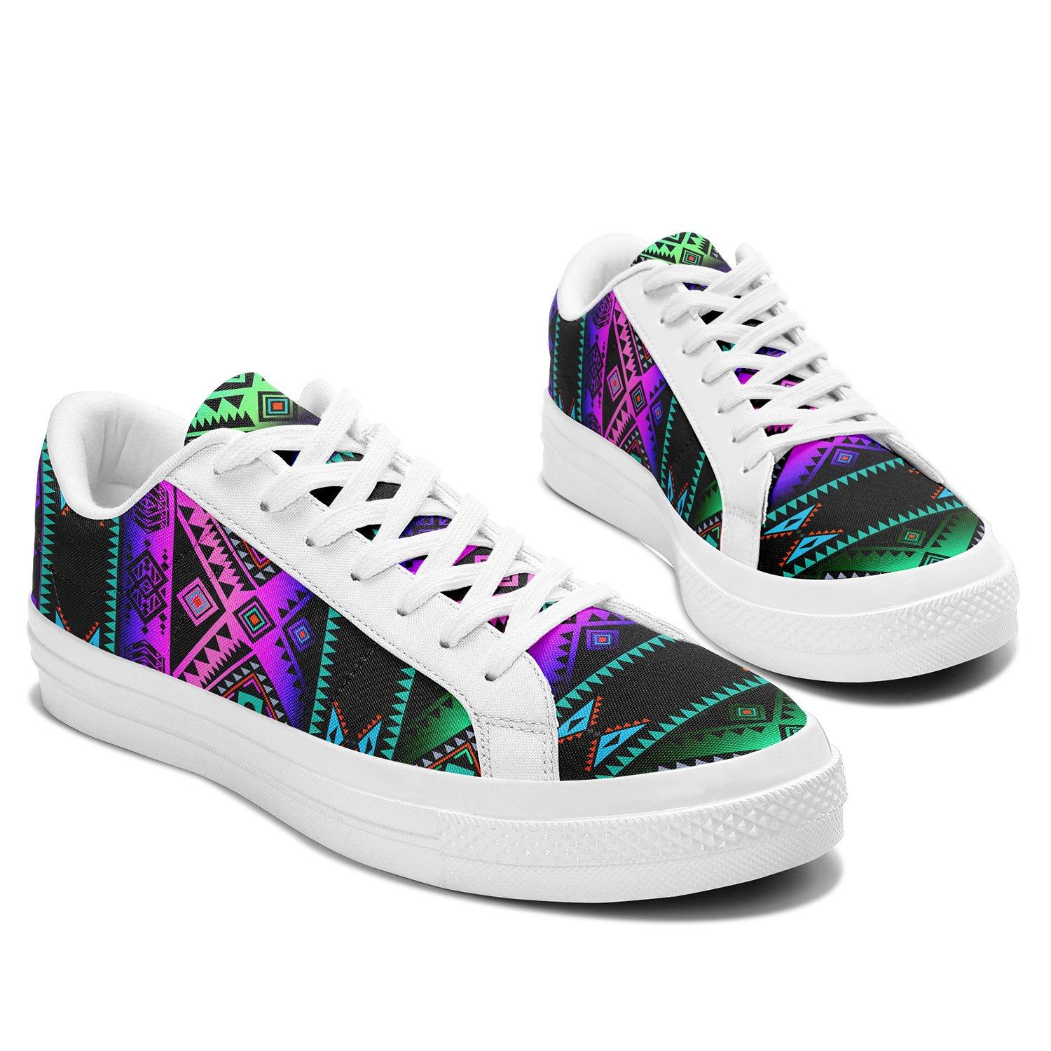 California Coast Sunrise Aapisi Low Top Canvas Shoes White Sole 49 Dzine