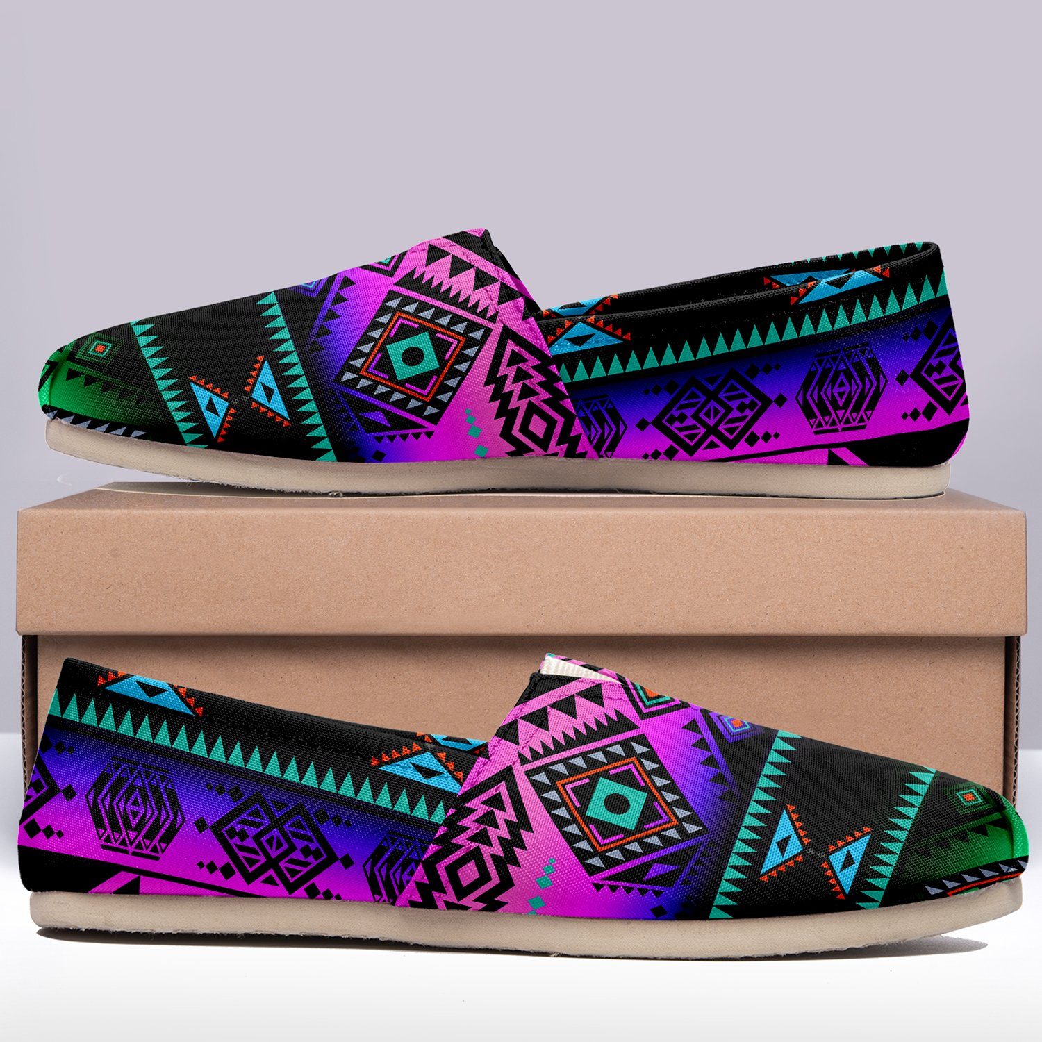 California Coast Sunrise Casual Unisex Slip On Shoe Herman