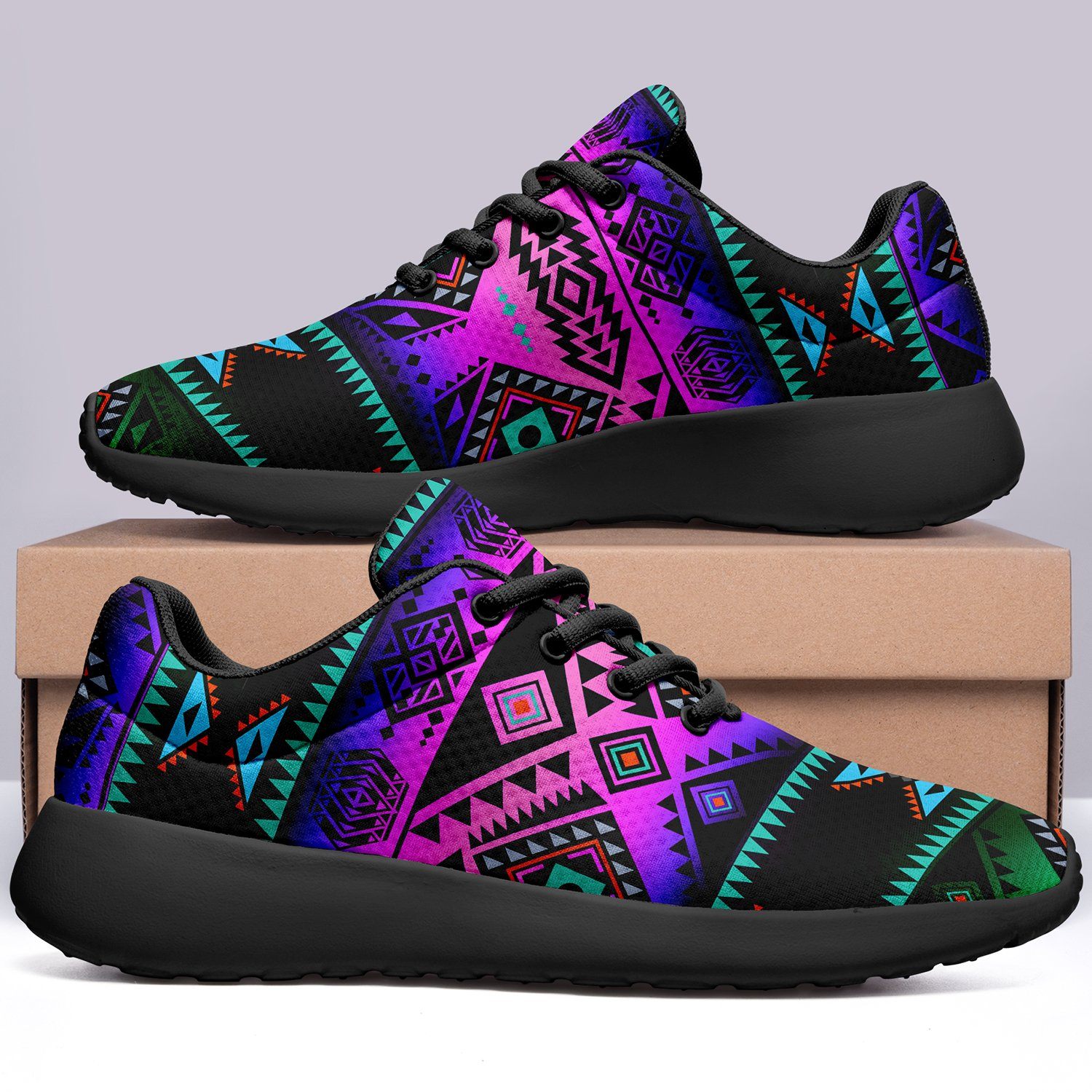 California Coast Sunrise Ikkaayi Sport Sneakers 49 Dzine