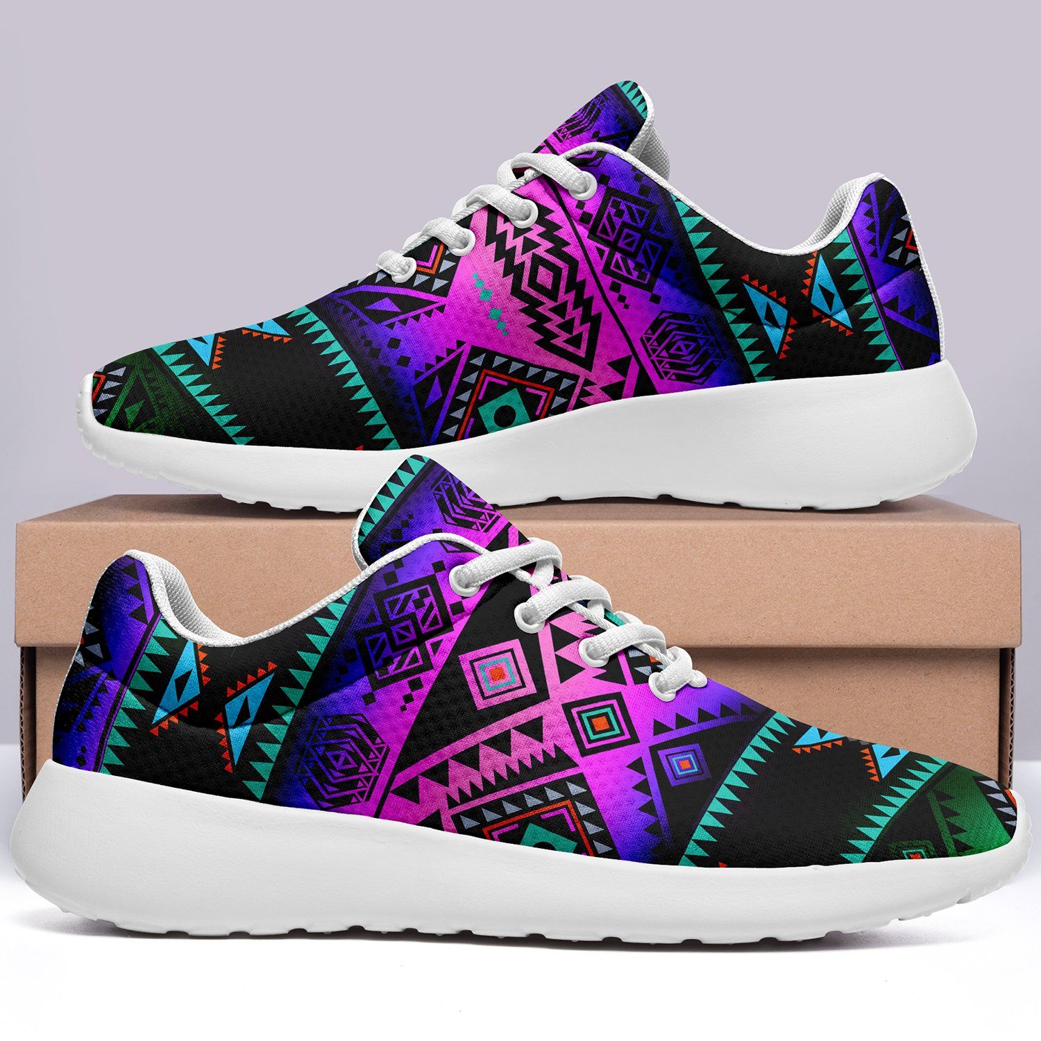 California Coast Sunrise Ikkaayi Sport Sneakers 49 Dzine