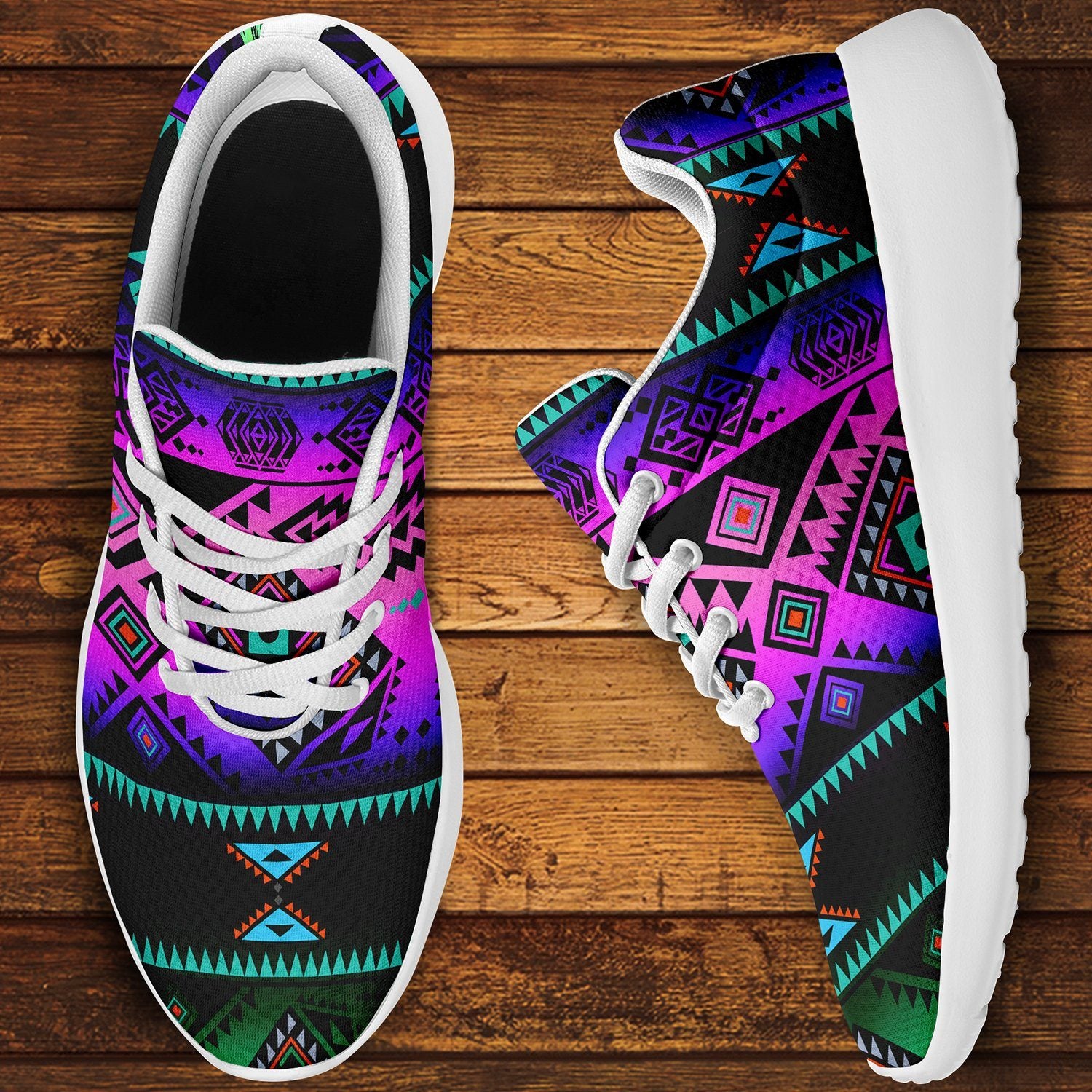California Coast Sunrise Ikkaayi Sport Sneakers 49 Dzine