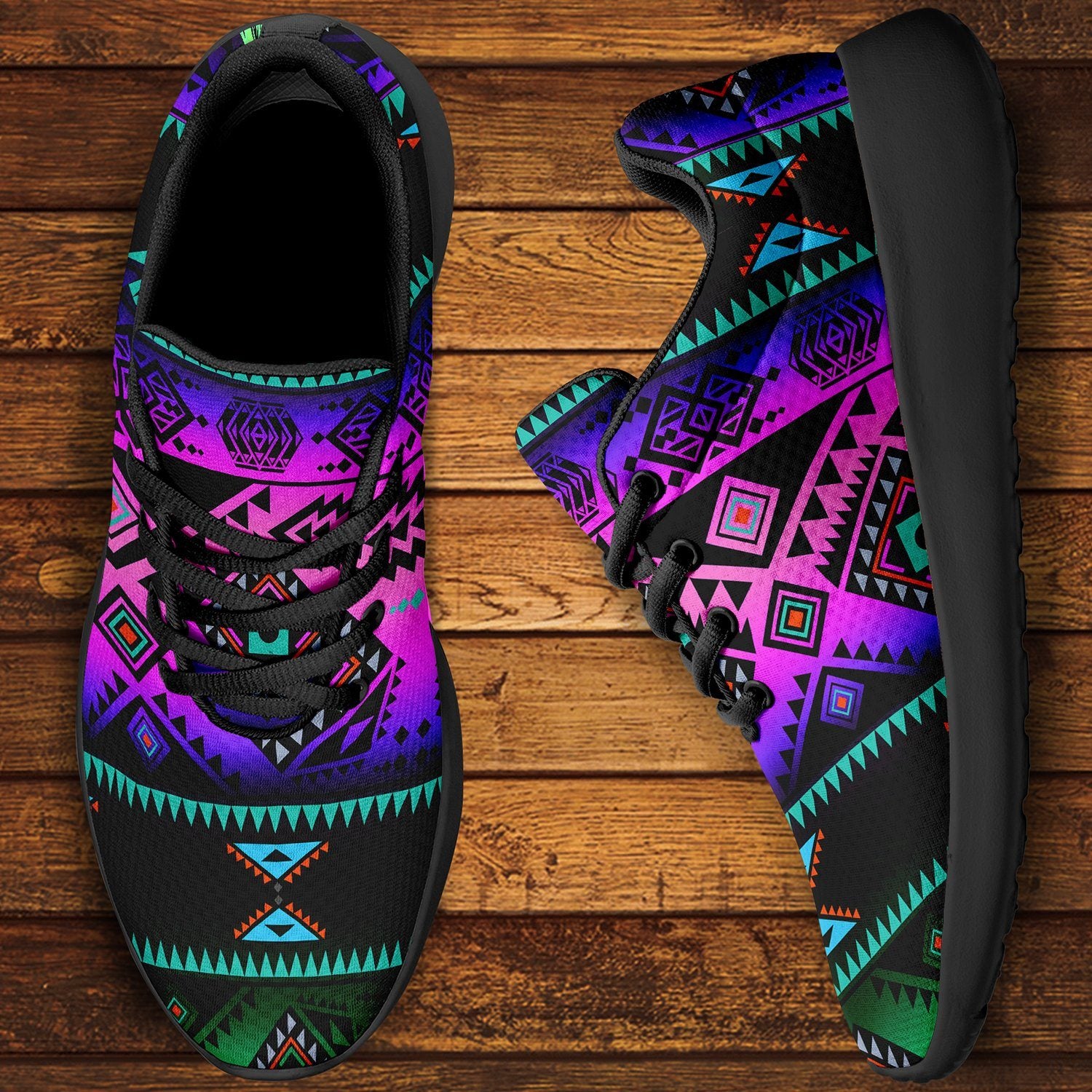 California Coast Sunrise Ikkaayi Sport Sneakers 49 Dzine