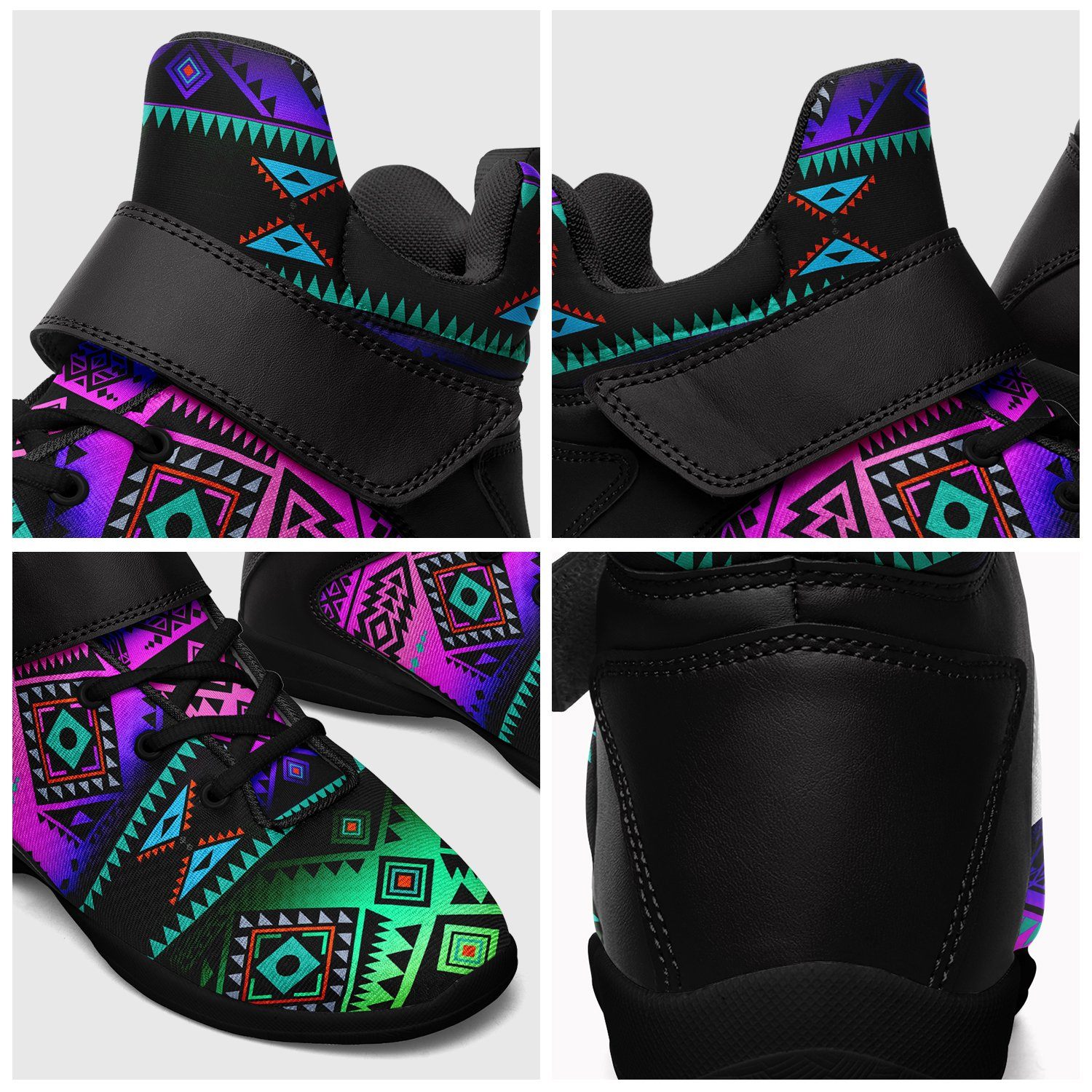 California Coast Sunrise Ipottaa Basketball / Sport High Top Shoes 49 Dzine