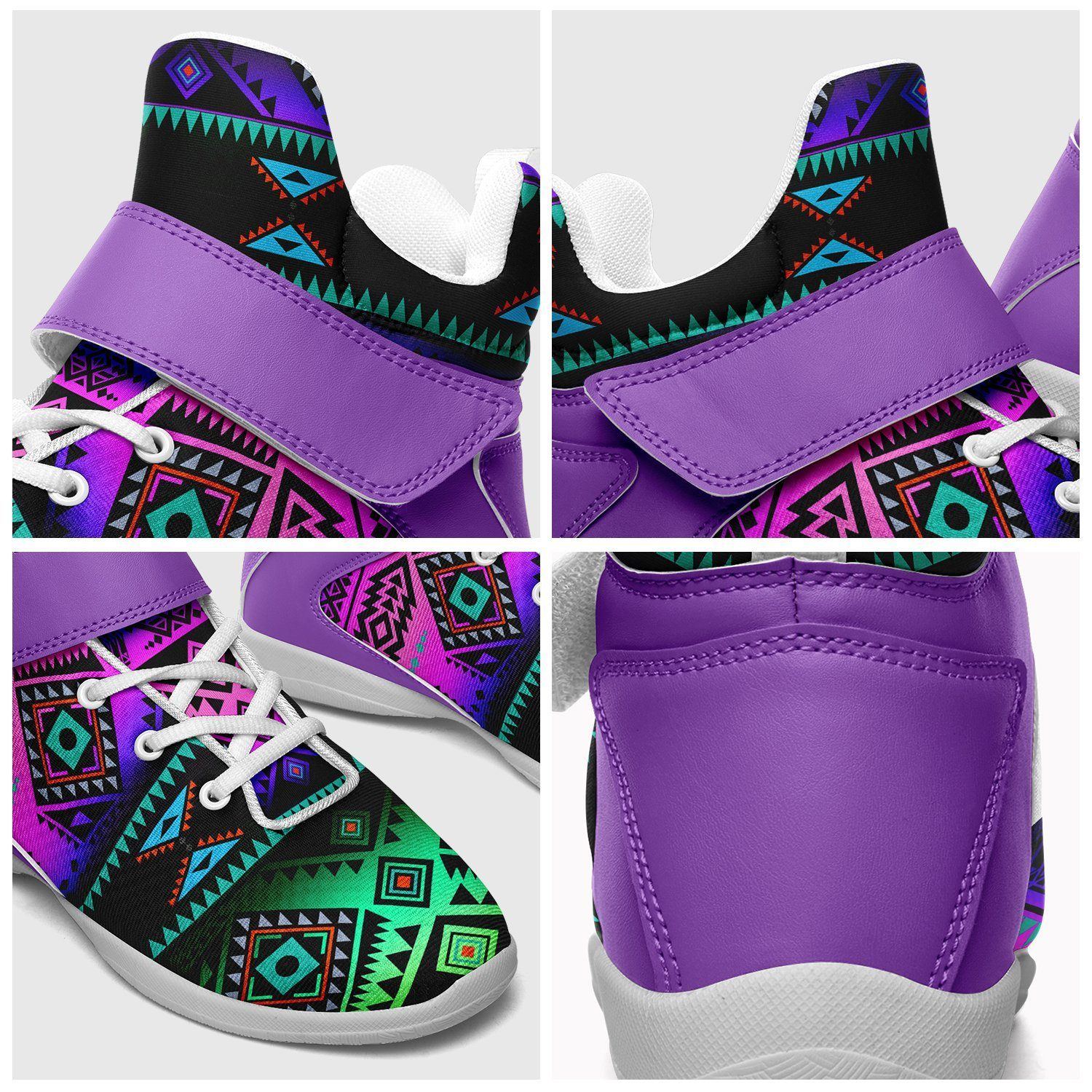 California Coast Sunrise Ipottaa Basketball / Sport High Top Shoes - White Sole 49 Dzine