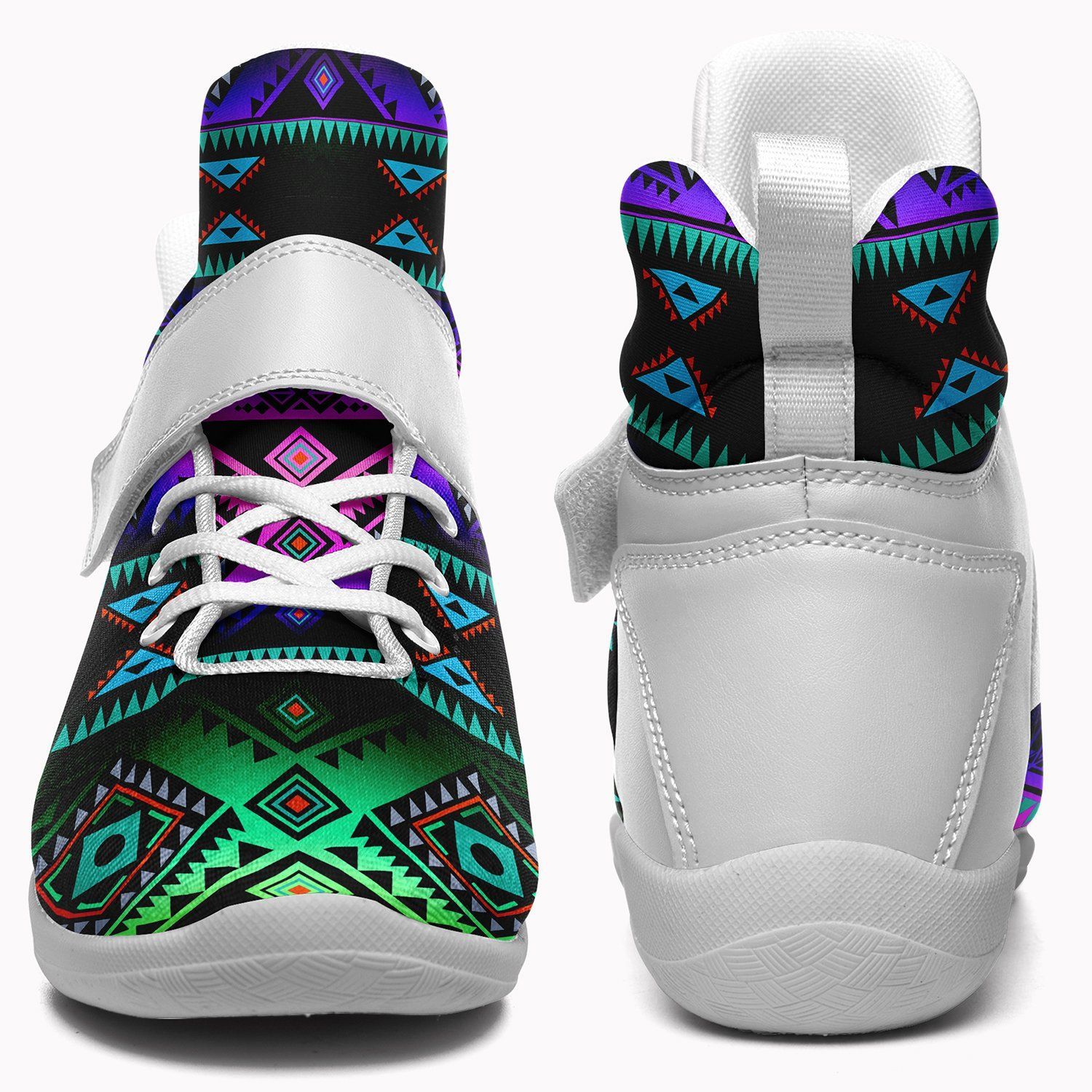 California Coast Sunrise Ipottaa Basketball / Sport High Top Shoes - White Sole 49 Dzine