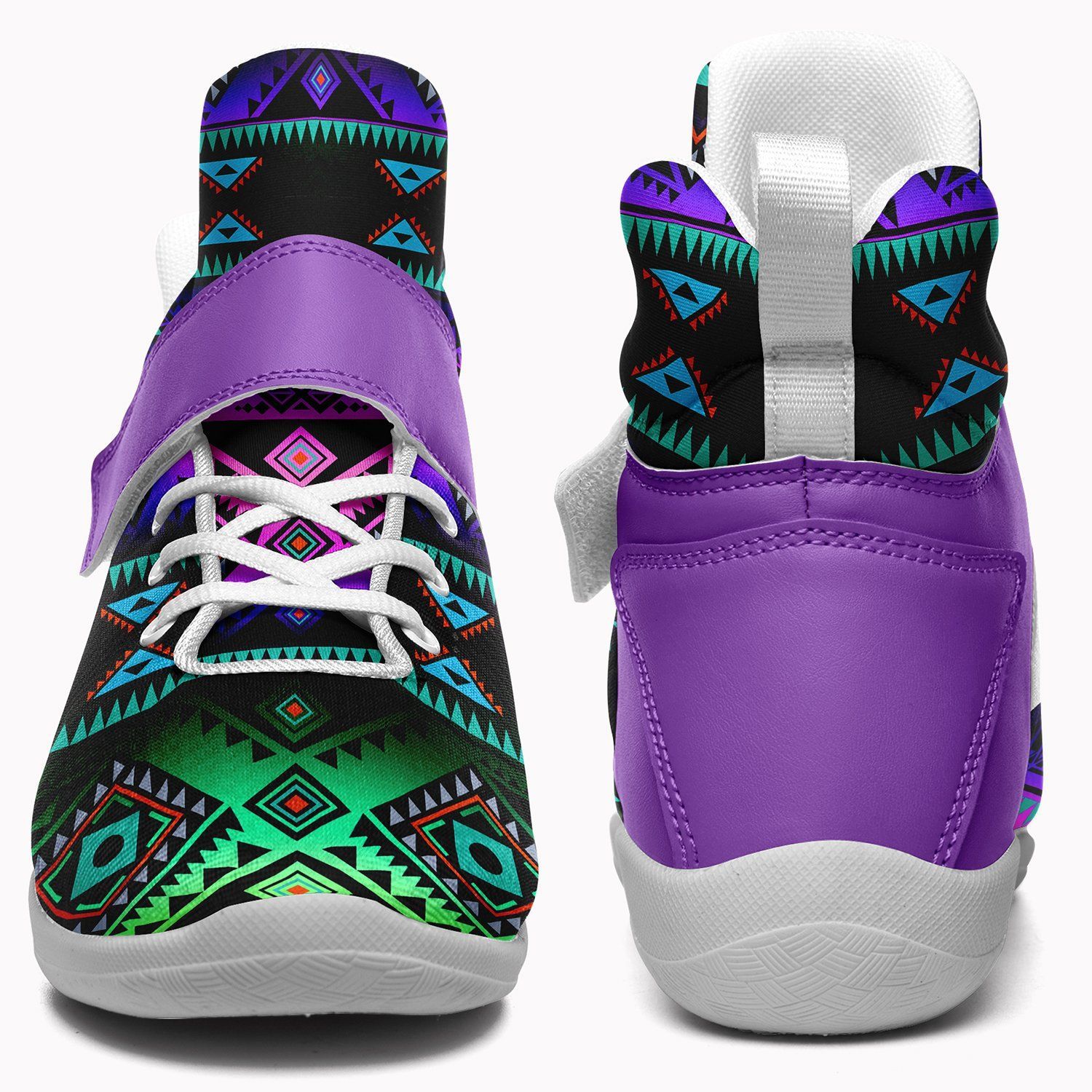 California Coast Sunrise Ipottaa Basketball / Sport High Top Shoes - White Sole 49 Dzine