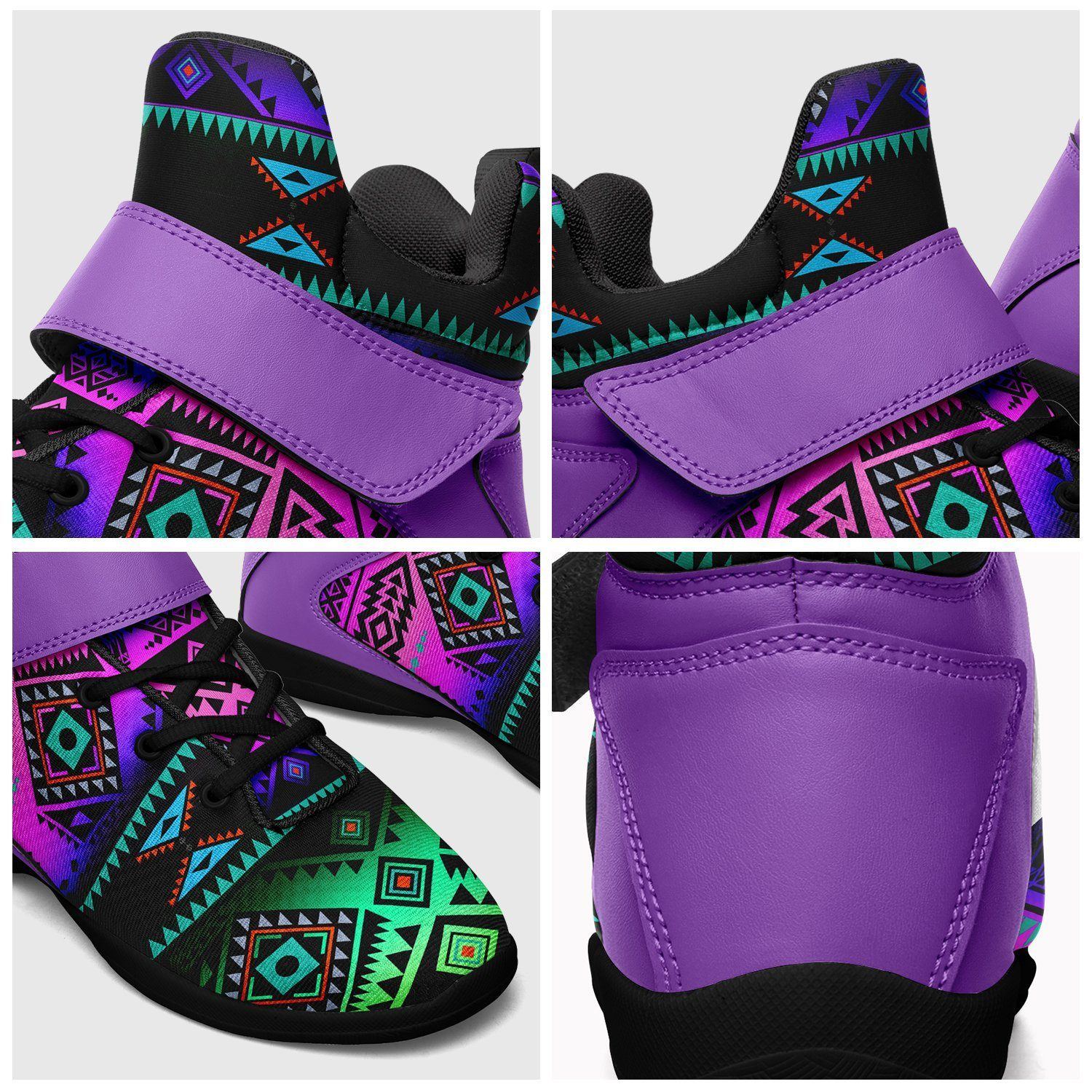 California Coast Sunrise Kid's Ipottaa Basketball / Sport High Top Shoes 49 Dzine