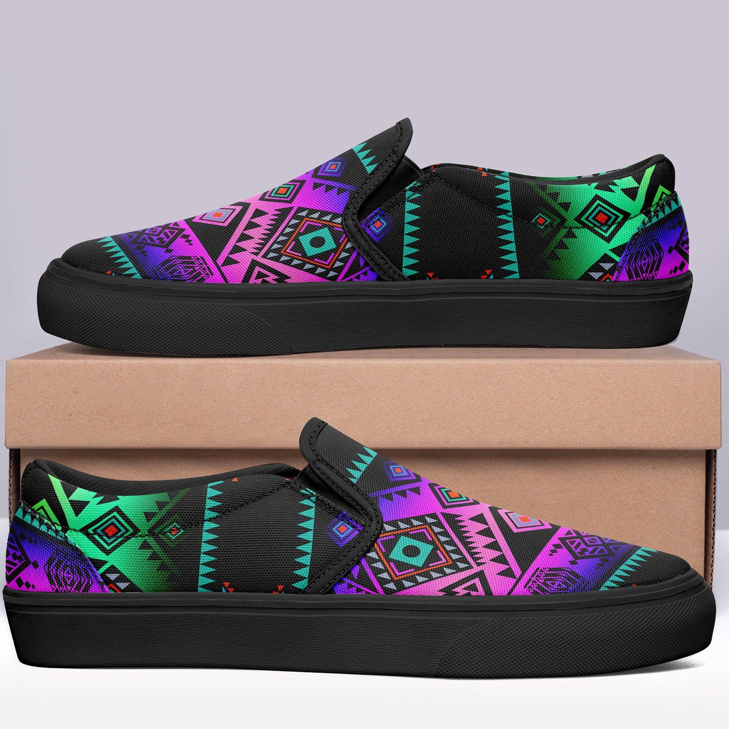 California Coast Sunrise Otoyimm Canvas Slip On Shoes 49 Dzine