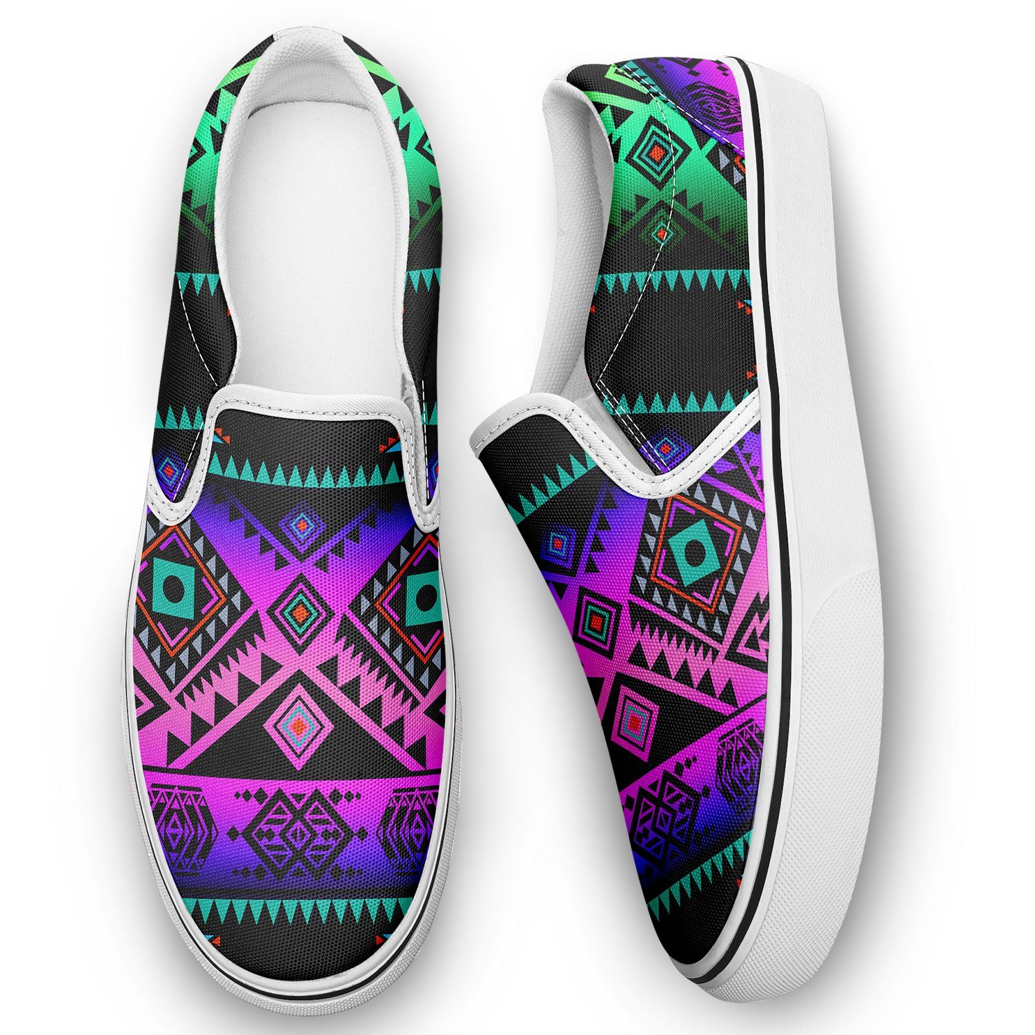 California Coast Sunrise Otoyimm Canvas Slip On Shoes 49 Dzine