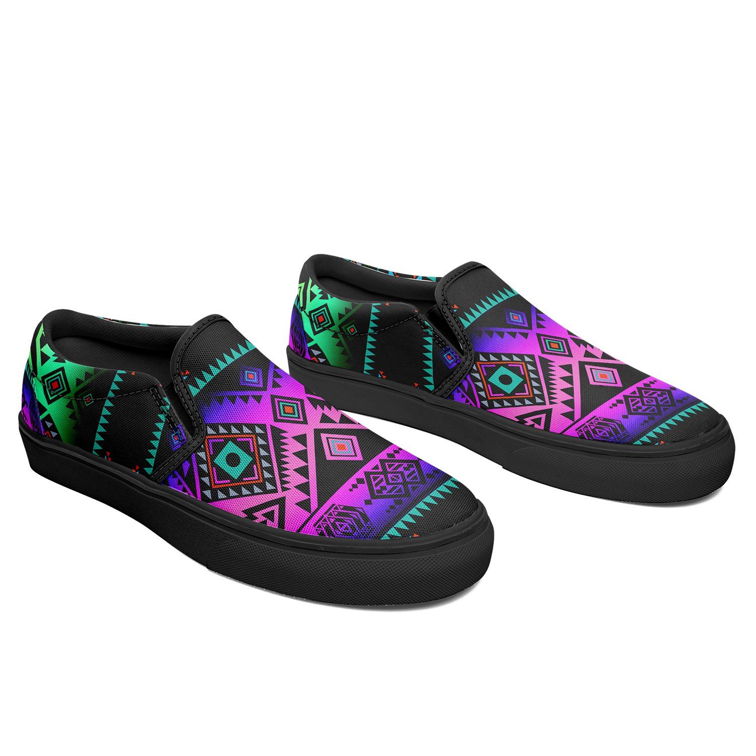 California Coast Sunrise Otoyimm Canvas Slip On Shoes 49 Dzine