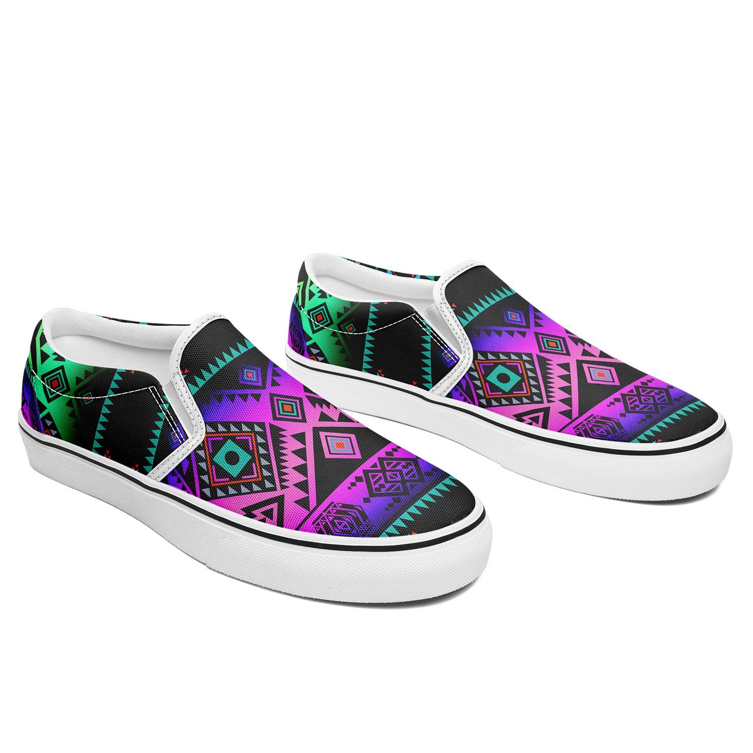 California Coast Sunrise Otoyimm Canvas Slip On Shoes 49 Dzine