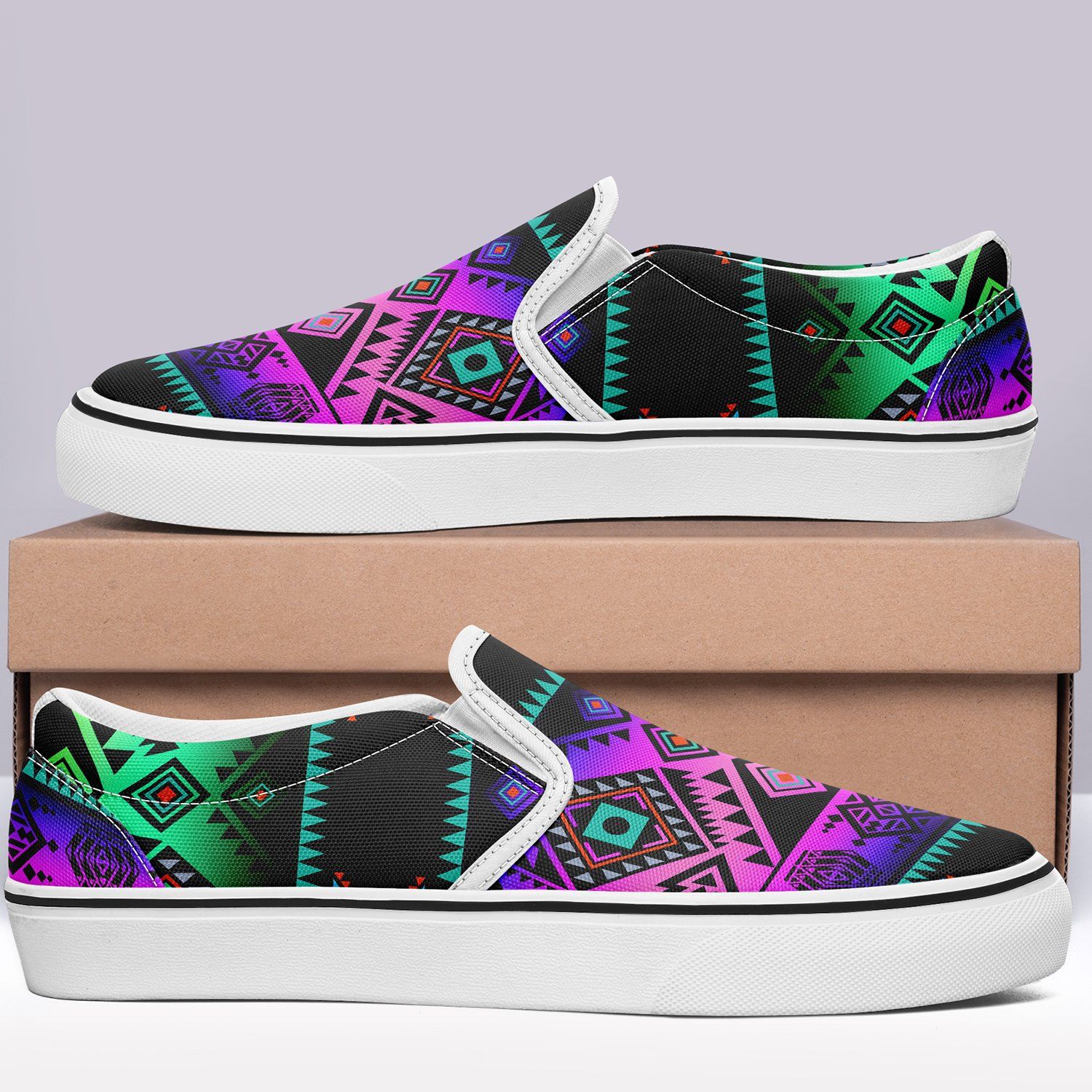 California Coast Sunrise Otoyimm Canvas Slip On Shoes 49 Dzine