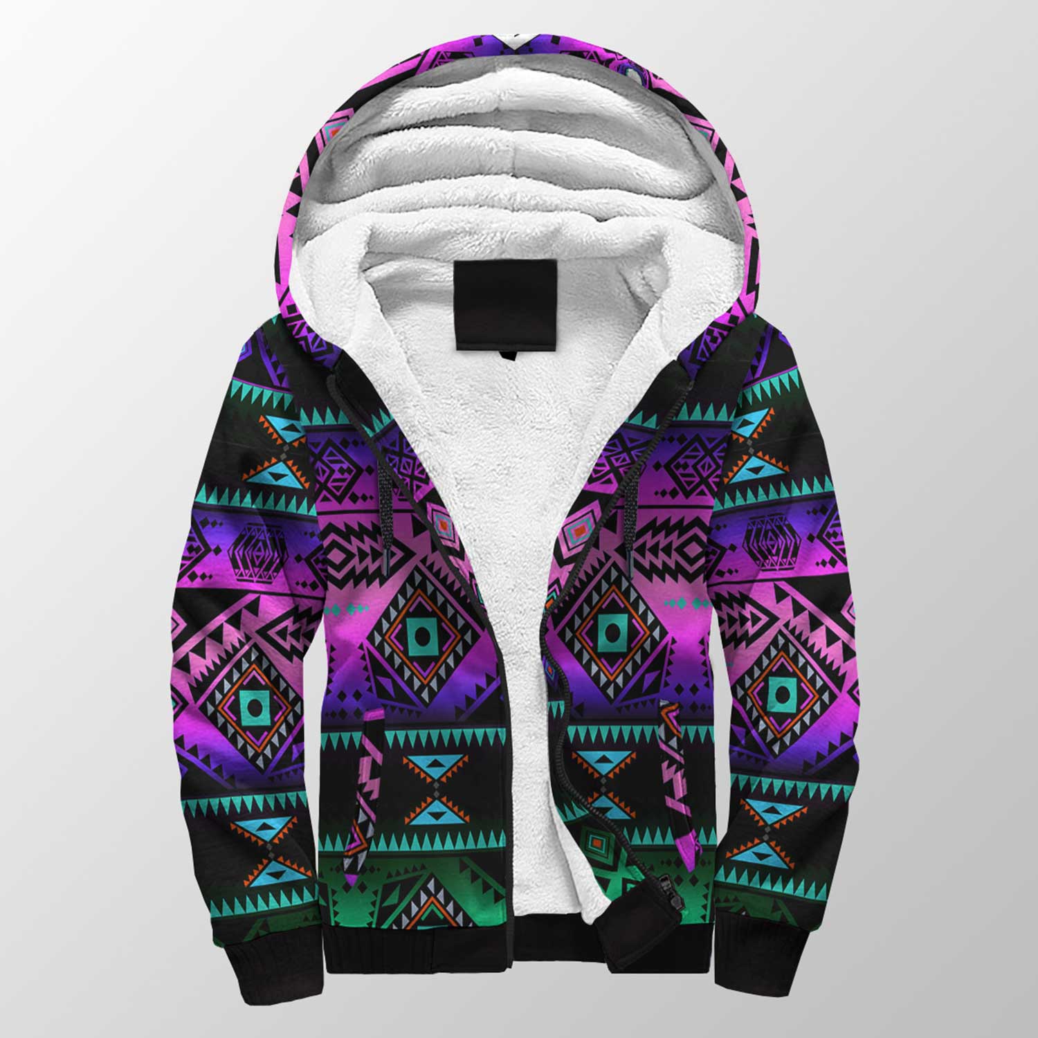 California Coast Sunrise Sherpa Hoodie 49 Dzine
