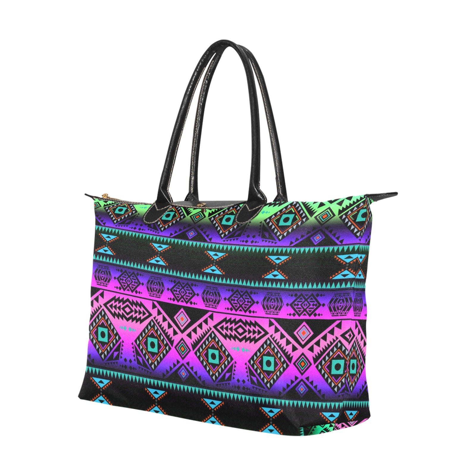 California Coast Sunrise Single-Shoulder Lady Handbag (Model 1714) bag e-joyer