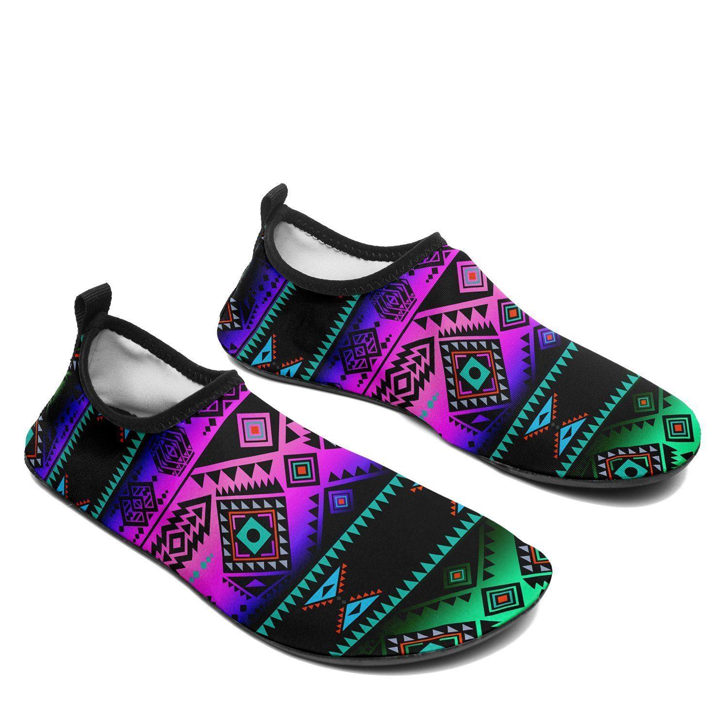 California Coast Sunrise Sockamoccs Kid's Slip On Shoes 49 Dzine