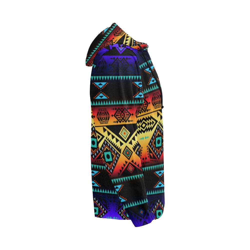 California Coast Sunset All Over Print Full Zip Hoodie for Men (Model H14) All Over Print Full Zip Hoodie for Men (H14) e-joyer