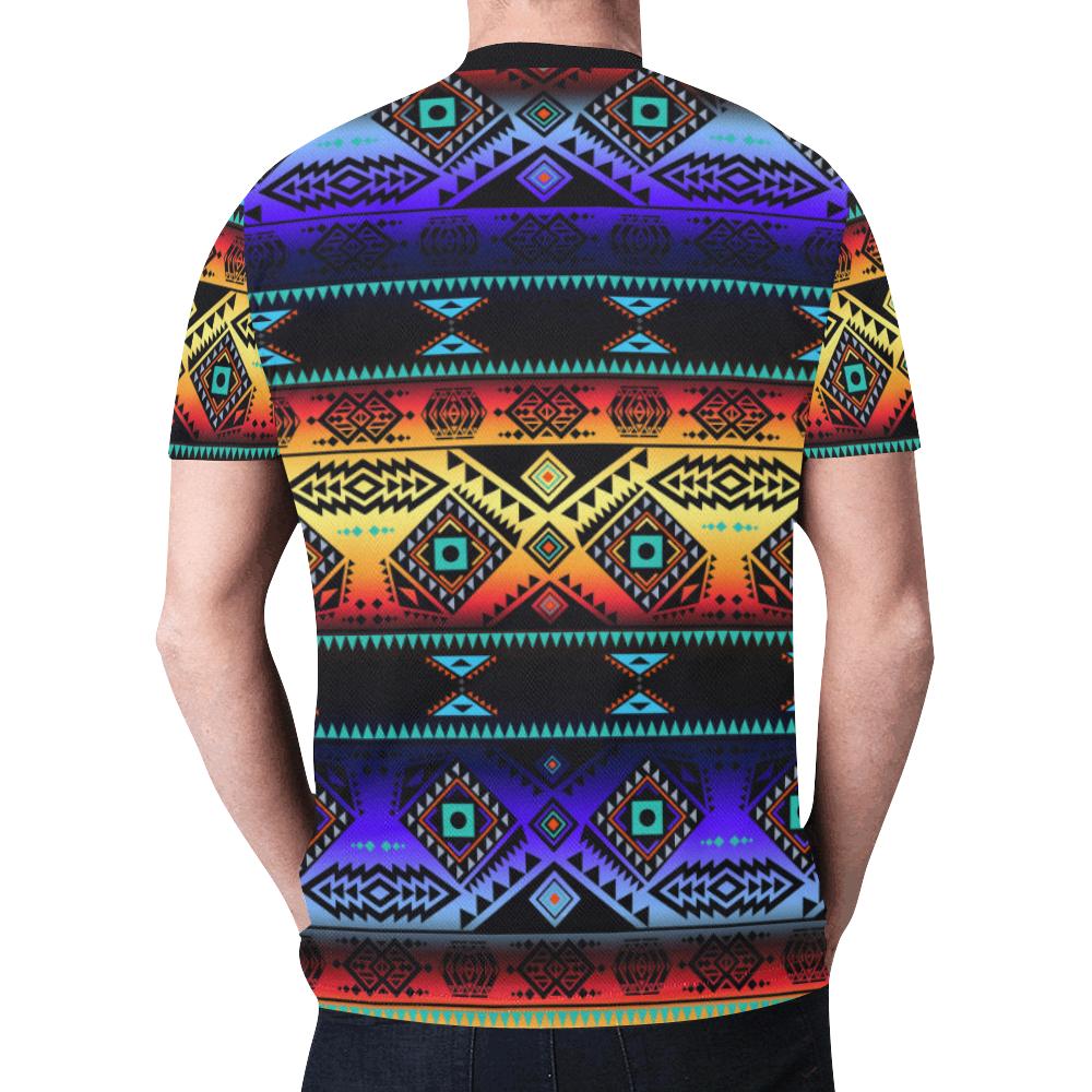 California Coast Sunset New All Over Print T-shirt for Men/Large Size (Model T45) New All Over Print T-shirt for Men/Large (T45) e-joyer