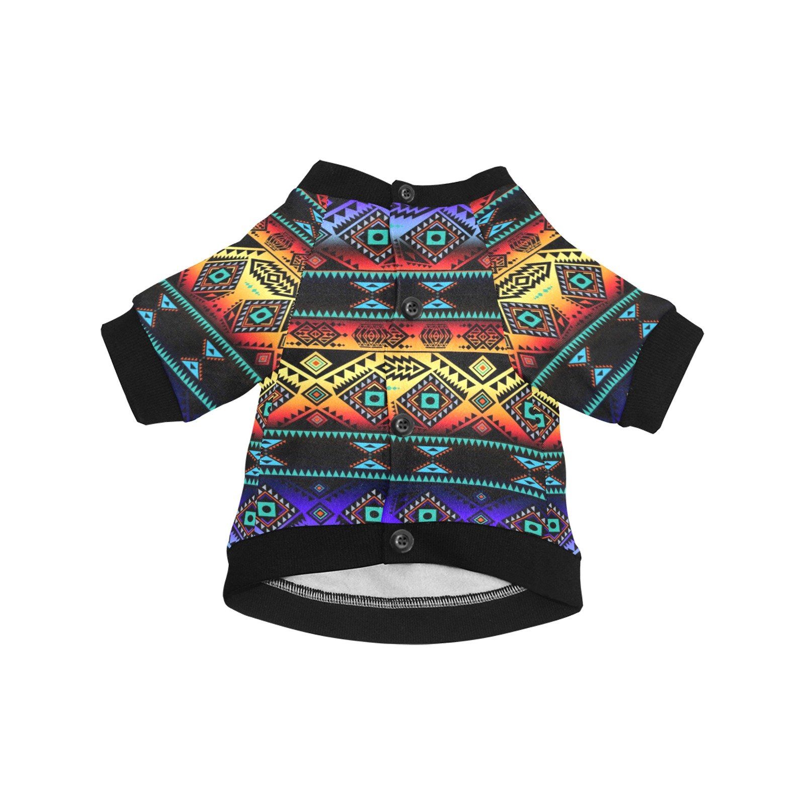 California Coast Sunset Pet Dog Round Neck Shirt Pet Dog Round Neck Shirt e-joyer