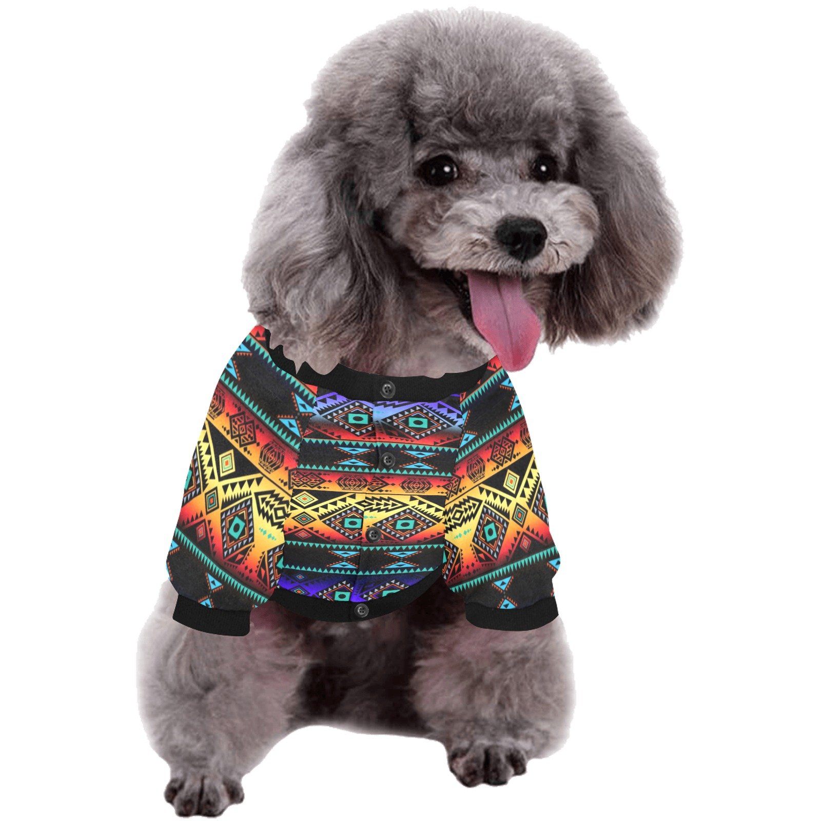 California Coast Sunset Pet Dog Round Neck Shirt Pet Dog Round Neck Shirt e-joyer