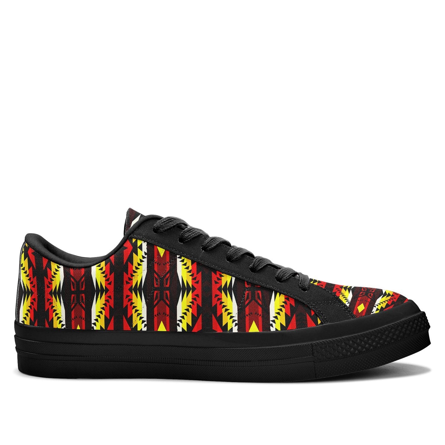 Canyon War Party Aapisi Low Top Canvas Shoes Black Sole 49 Dzine