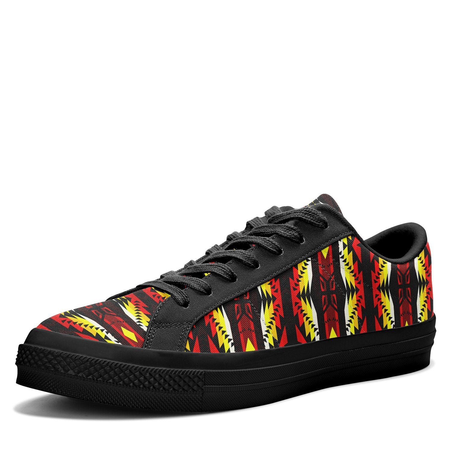 Canyon War Party Aapisi Low Top Canvas Shoes Black Sole 49 Dzine