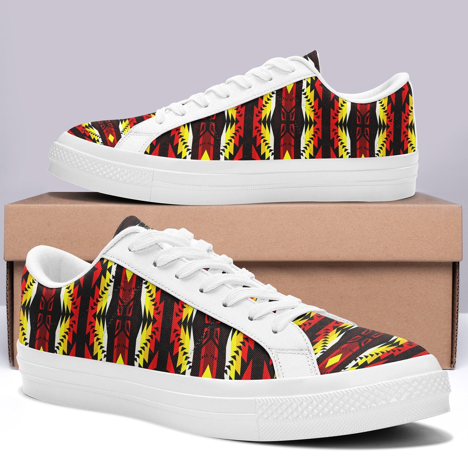 Canyon War Party Aapisi Low Top Canvas Shoes White Sole 49 Dzine
