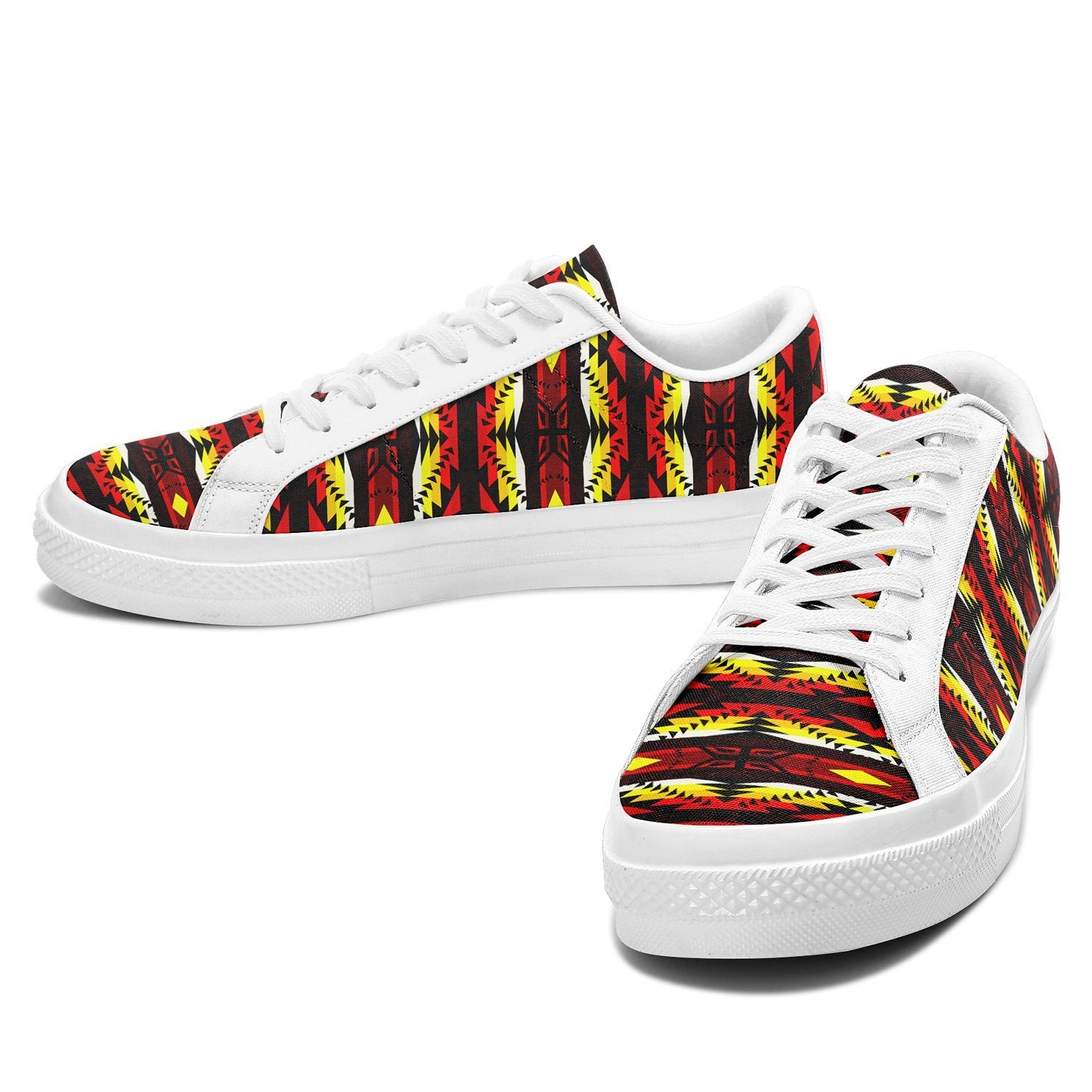 Canyon War Party Aapisi Low Top Canvas Shoes White Sole 49 Dzine