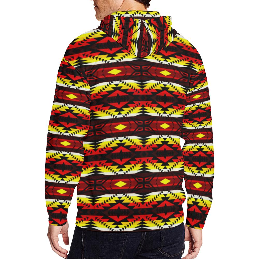Canyon War Party All Over Print Full Zip Hoodie for Men (Model H14) All Over Print Full Zip Hoodie for Men (H14) e-joyer