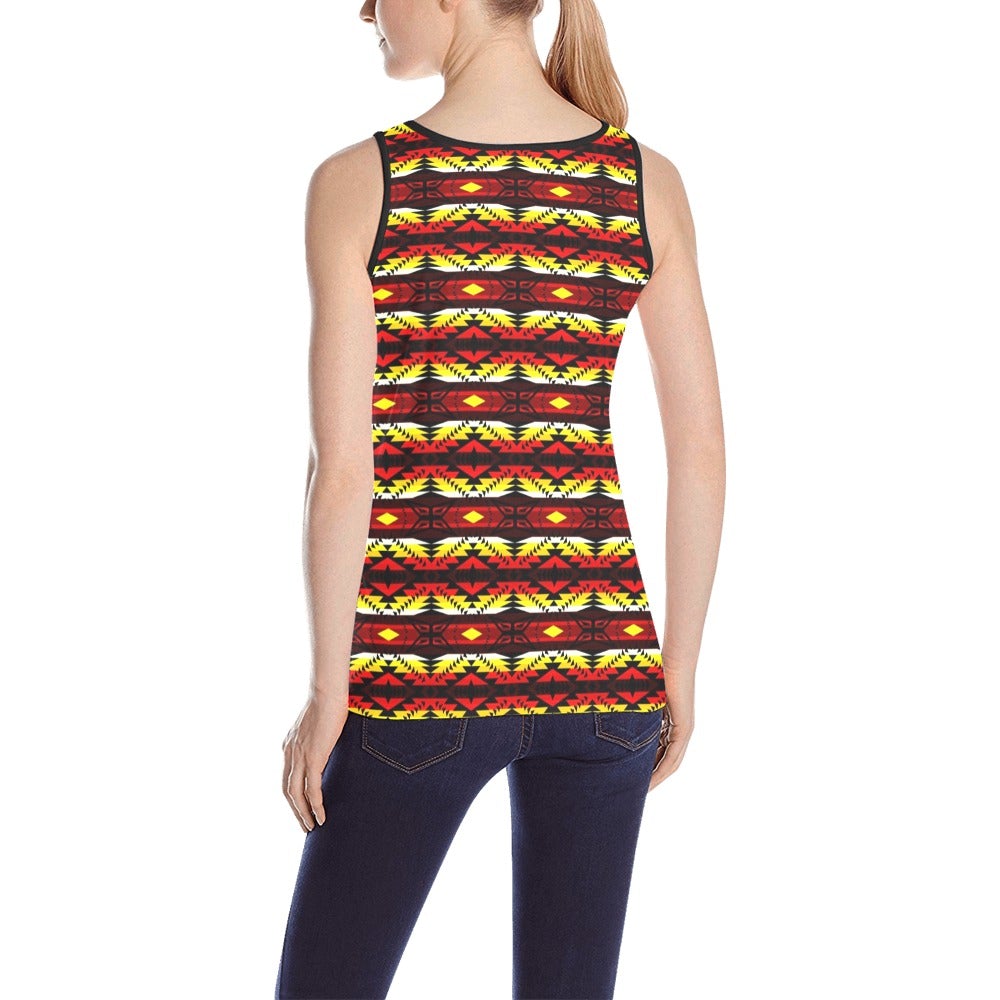 Canyon War Party All Over Print Tank Top for Women (Model T43) All Over Print Tank Top for Women (T43) e-joyer