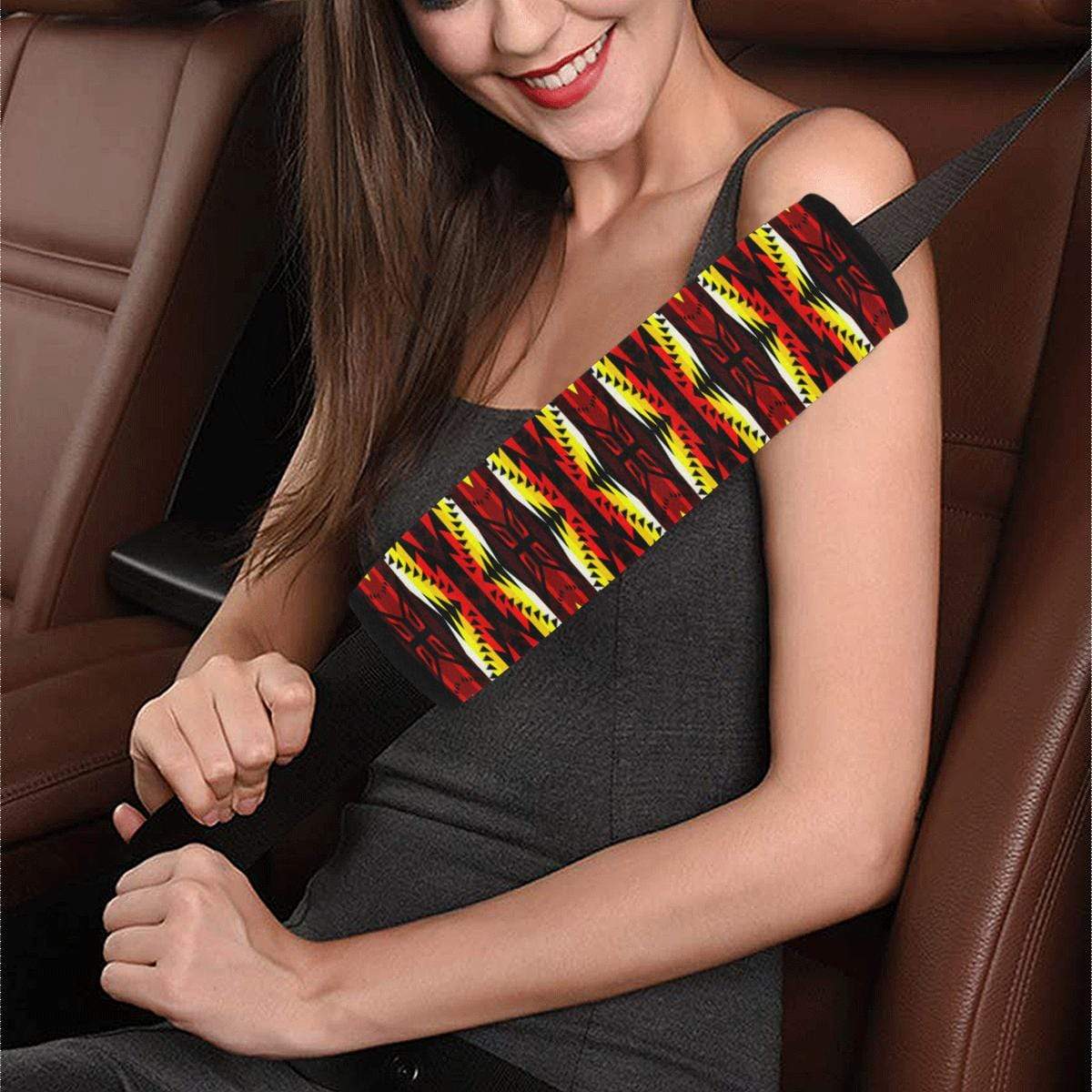 Canyon War Party Car Seat Belt Cover 7''x12.6'' Car Seat Belt Cover 7''x12.6'' e-joyer