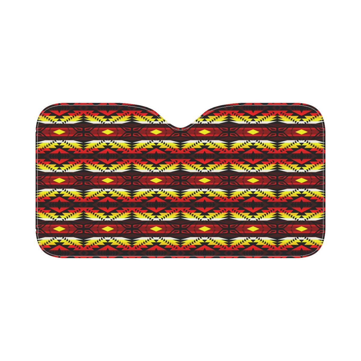 Canyon War Party Car Sun Shade 55"x30" Car Sun Shade e-joyer