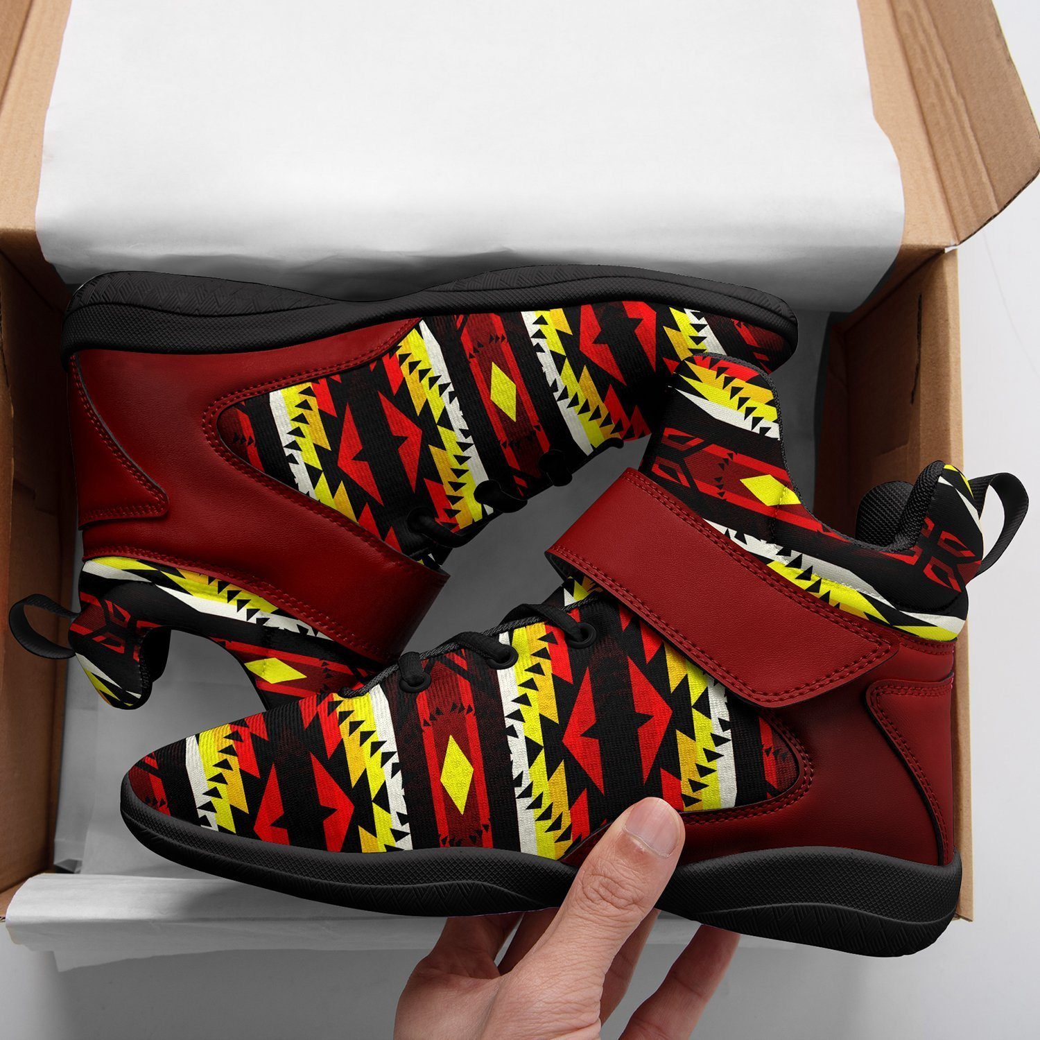 Canyon War Party Ipottaa Basketball / Sport High Top Shoes - Black Sole 49 Dzine