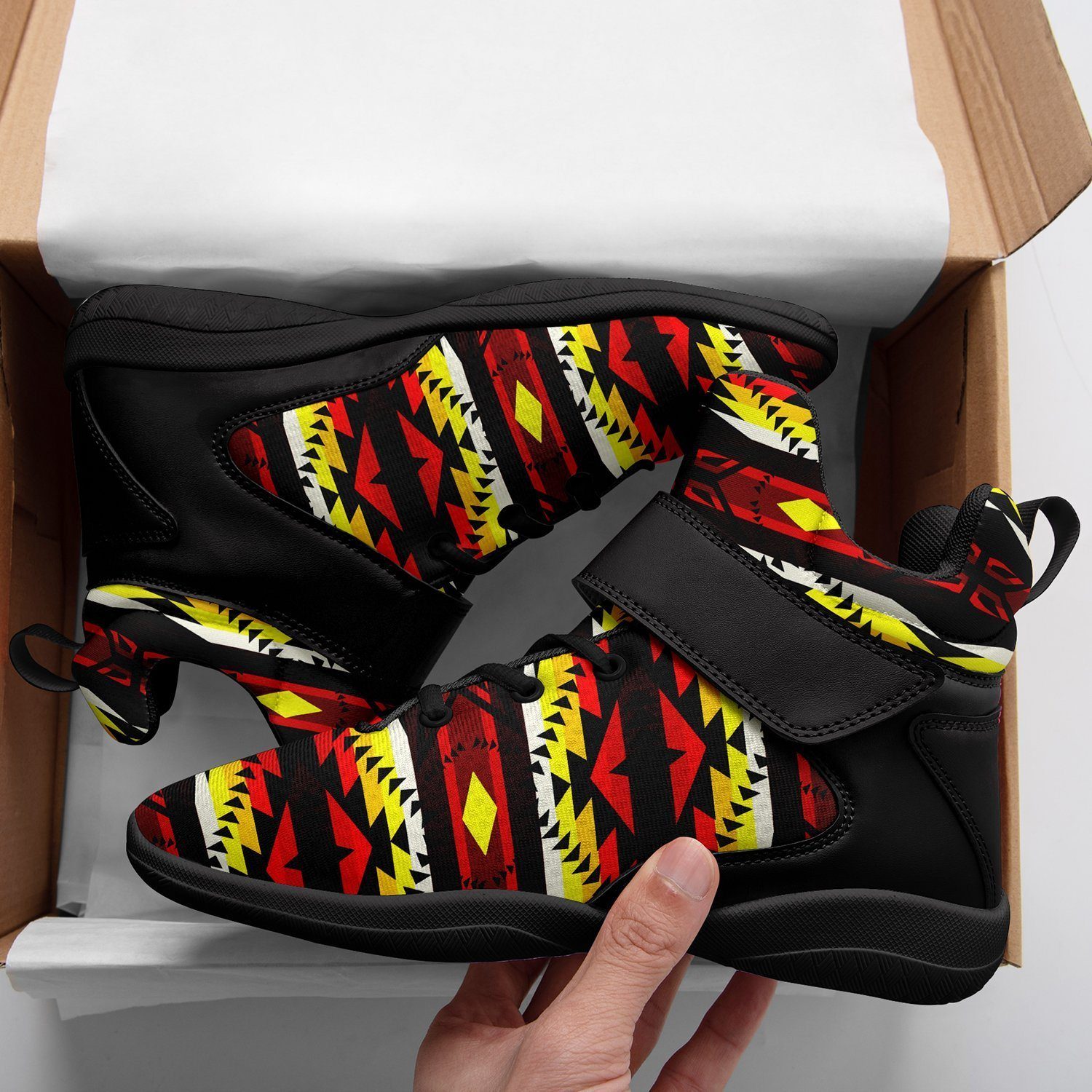 Canyon War Party Ipottaa Basketball / Sport High Top Shoes - Black Sole 49 Dzine