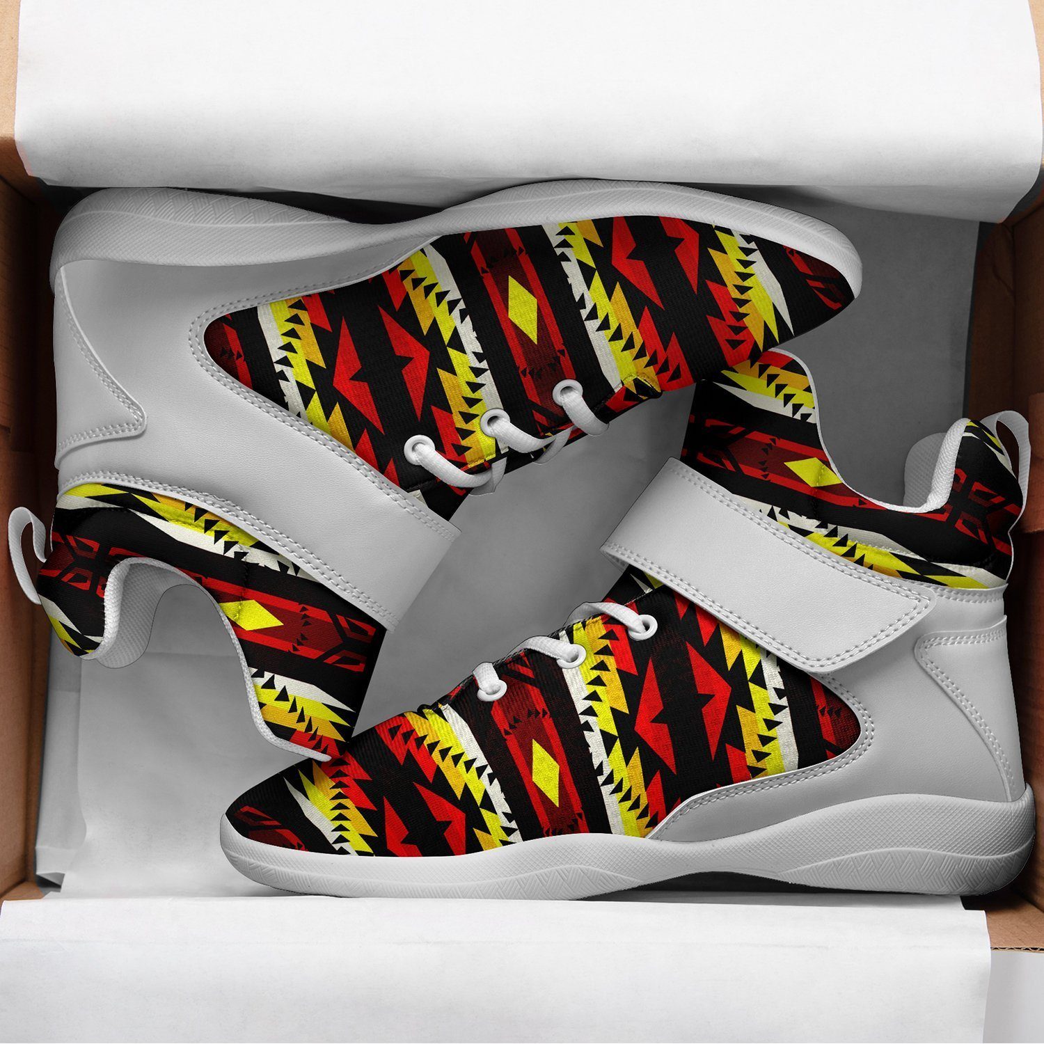 Canyon War Party Ipottaa Basketball / Sport High Top Shoes - White Sole 49 Dzine