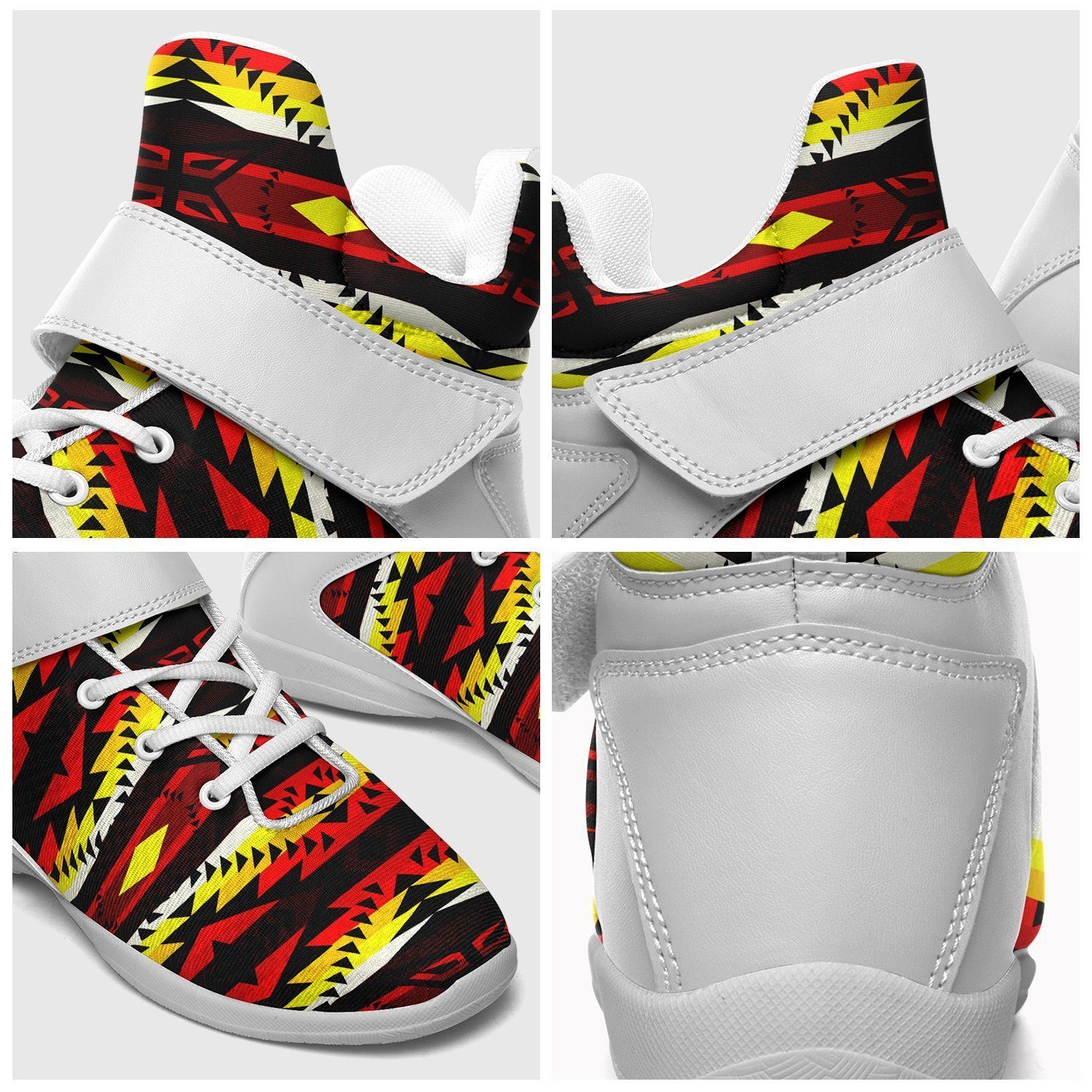 Canyon War Party Ipottaa Basketball / Sport High Top Shoes - White Sole 49 Dzine