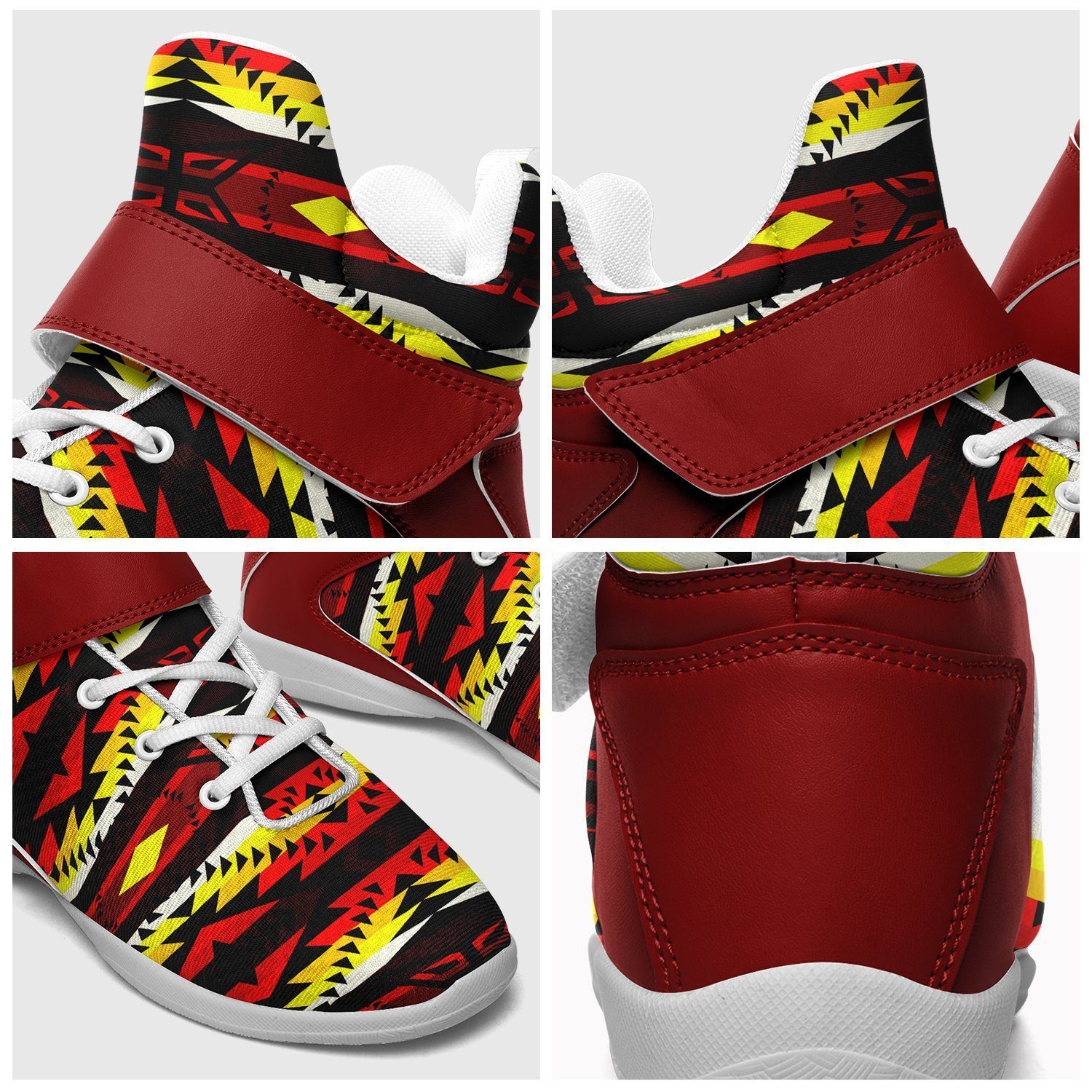 Canyon War Party Ipottaa Basketball / Sport High Top Shoes - White Sole 49 Dzine