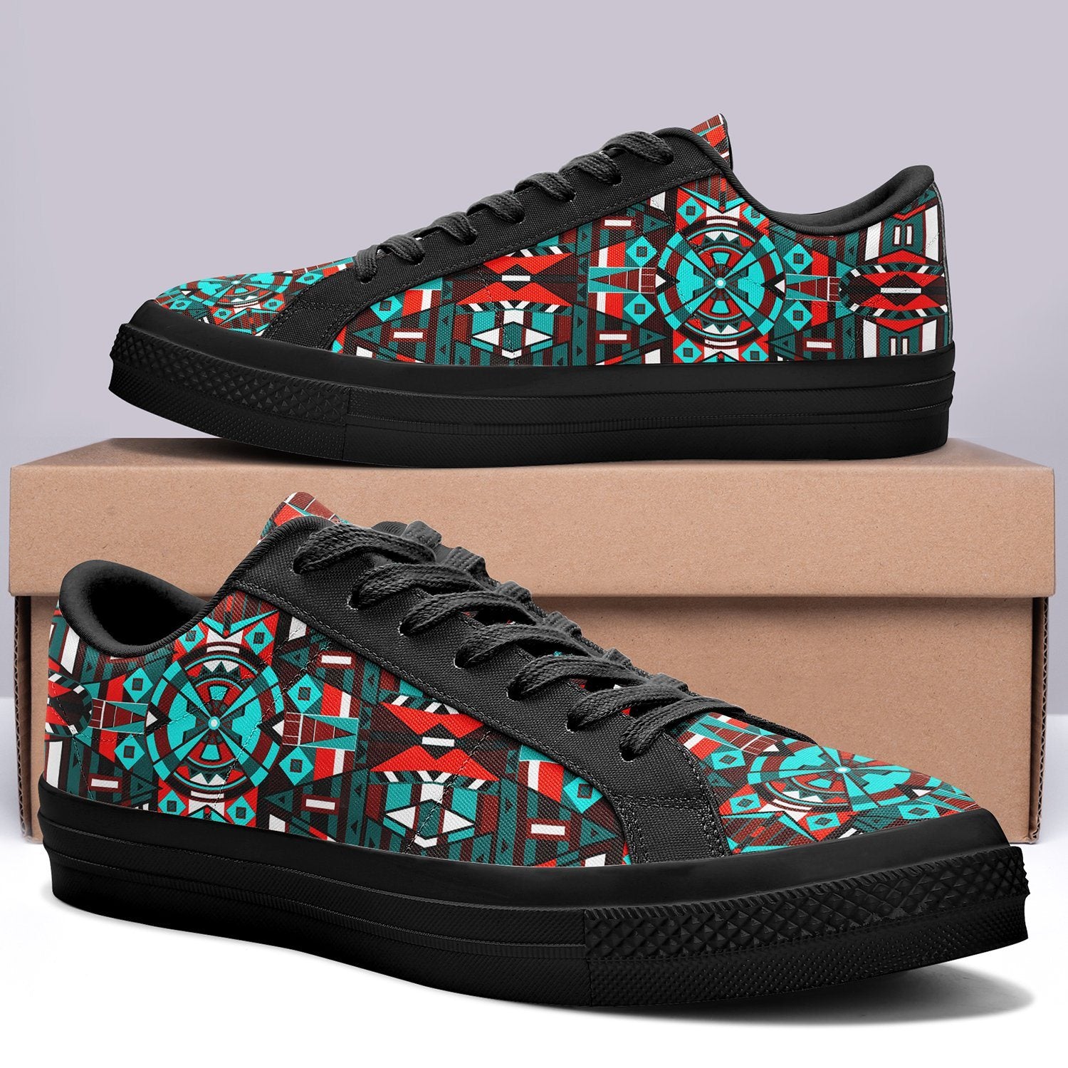 Captive Winter II Aapisi Low Top Canvas Shoes Black Sole 49 Dzine