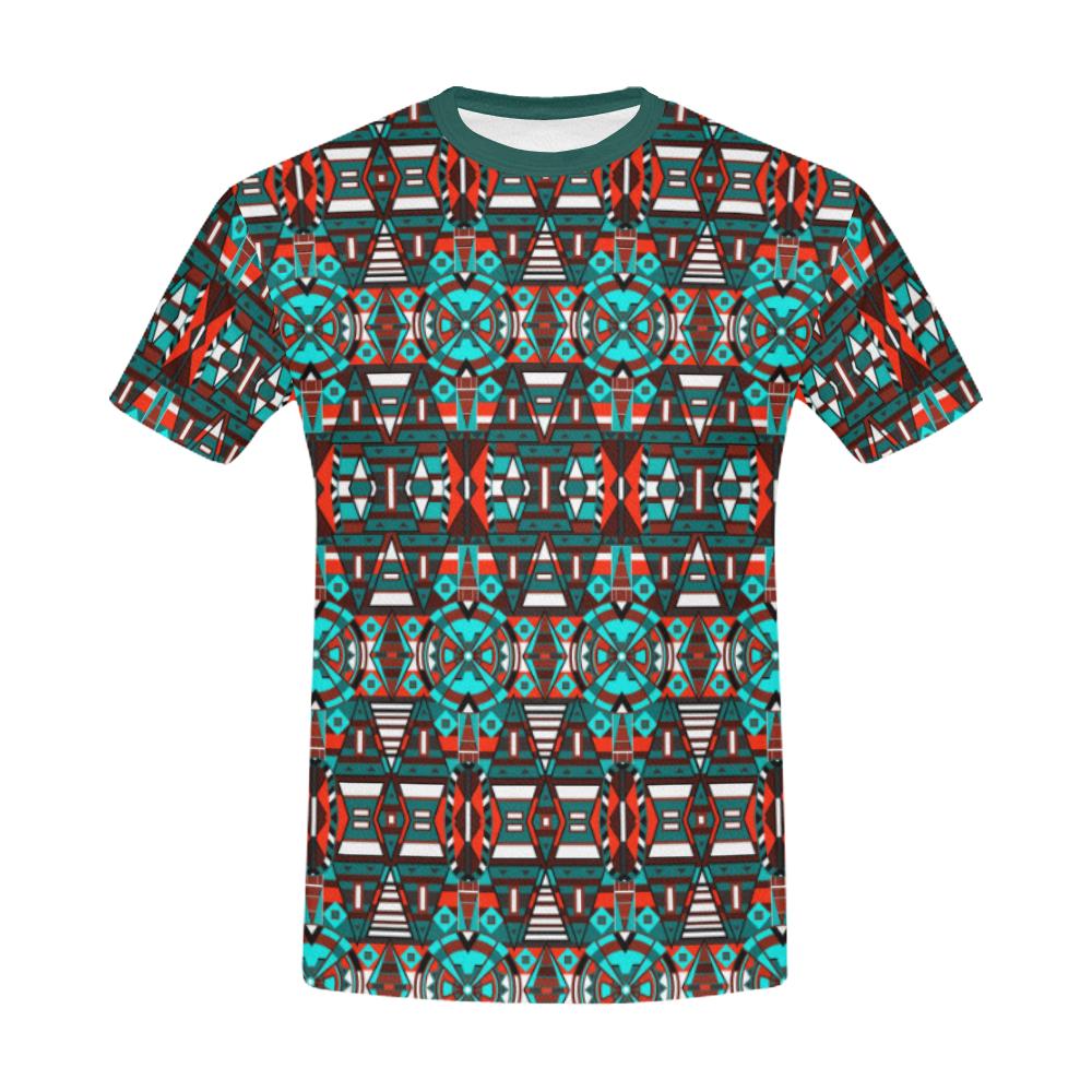 Captive Winter II All Over Print T-Shirt for Men/Large Size (USA Size) Model T40) All Over Print T-Shirt for Men/Large (T40) e-joyer