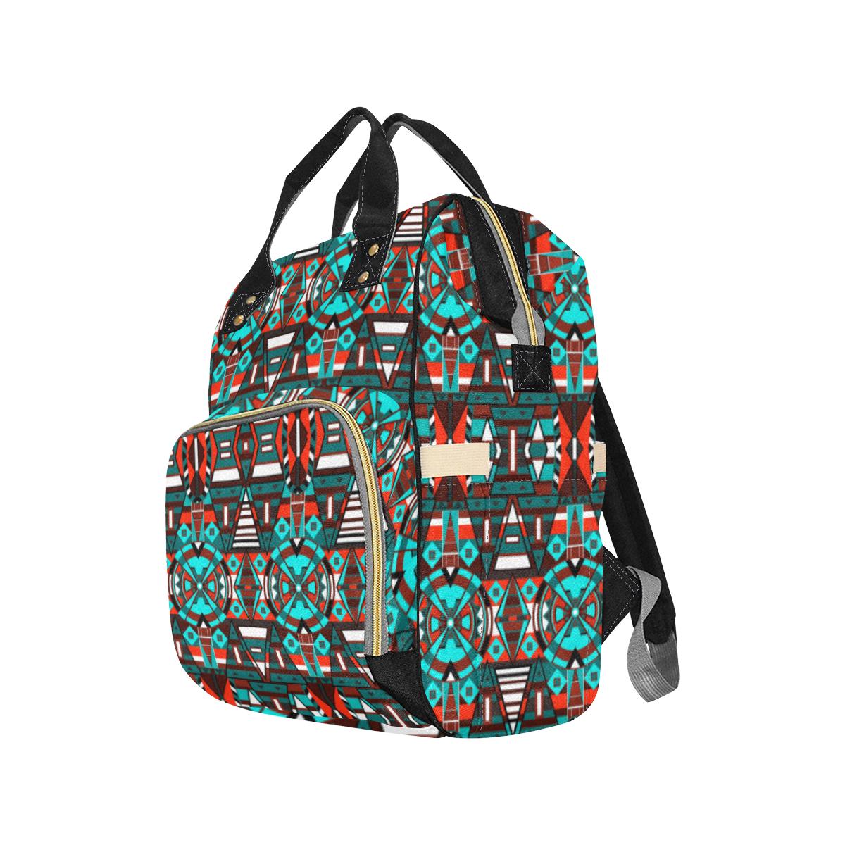 Captive Winter II Multi-Function Diaper Backpack (Model 1688) Diaper Backpack (1688) e-joyer