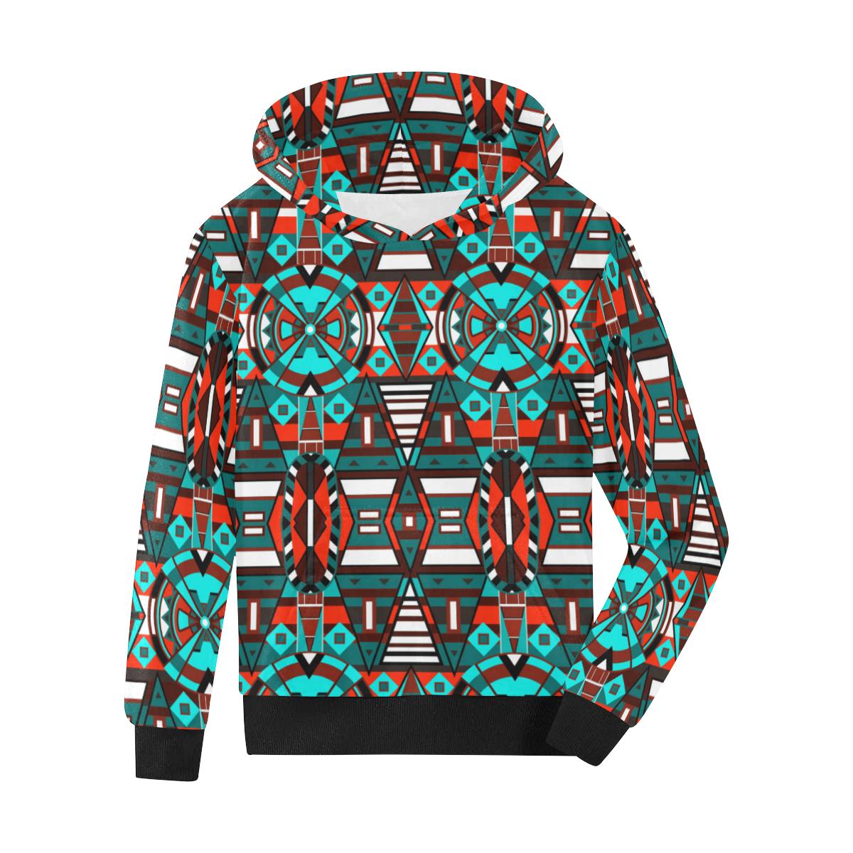 Captive Winter Kids' All Over Print Hoodie (Model H38) Kids' AOP Hoodie (H38) e-joyer