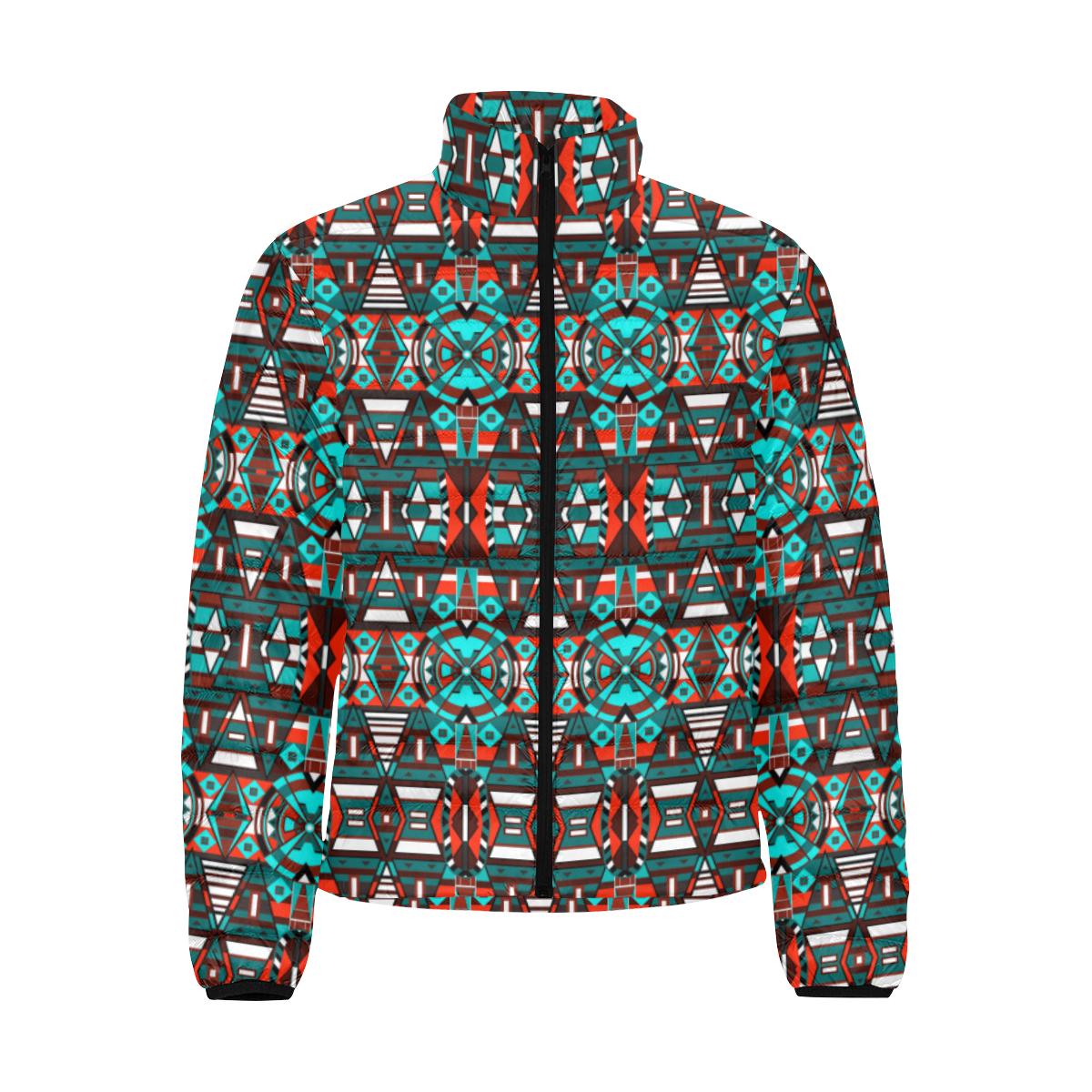 Captive Winter Men's Stand Collar Padded Jacket (Model H41) Men's Stand Collar Padded Jacket (H41) e-joyer