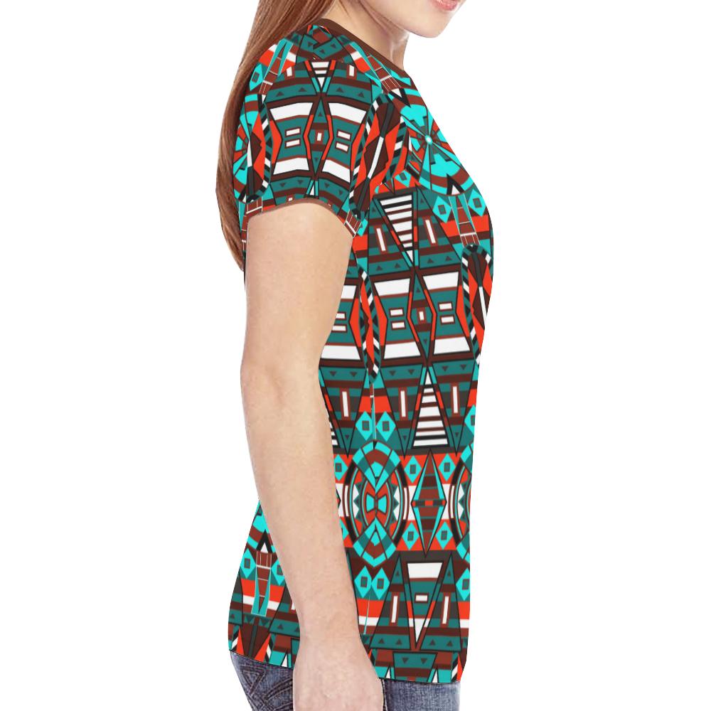 Captive Winter New All Over Print T-shirt for Women (Model T45) New All Over Print T-shirt for Women (T45) e-joyer