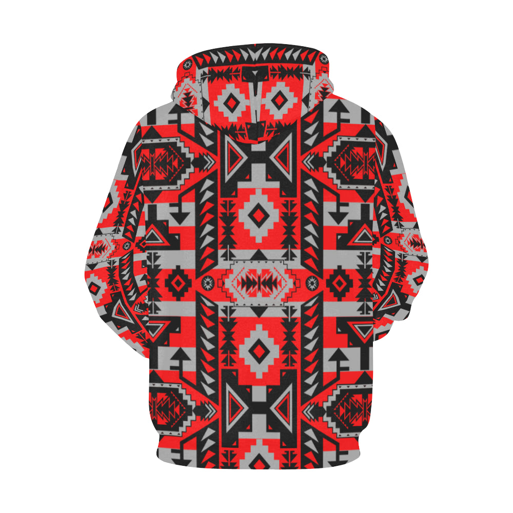 Chiefs Mountain Candy Sierra All Over Print Hoodie for Women (USA Size) (Model H13) All Over Print Hoodie for Women (H13) e-joyer