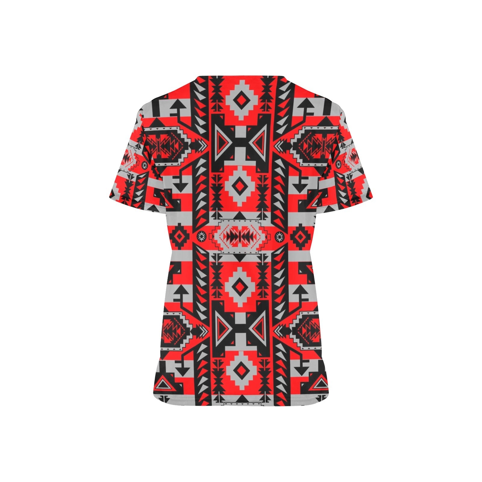 Chiefs Mountain Candy Sierra All Over Print Scrub Top Scrub Top e-joyer