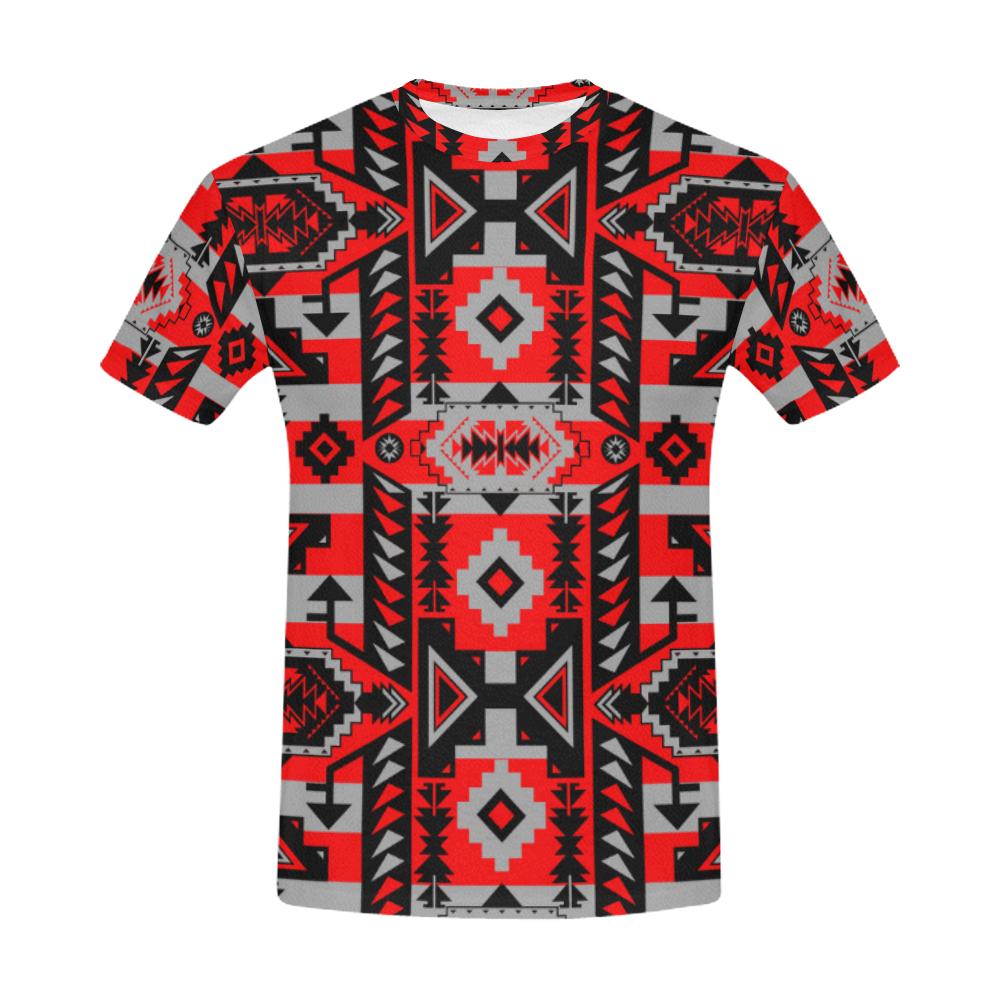 Chiefs Mountain Candy Sierra All Over Print T-Shirt for Men (USA Size) (Model T40) All Over Print T-Shirt for Men (T40) e-joyer